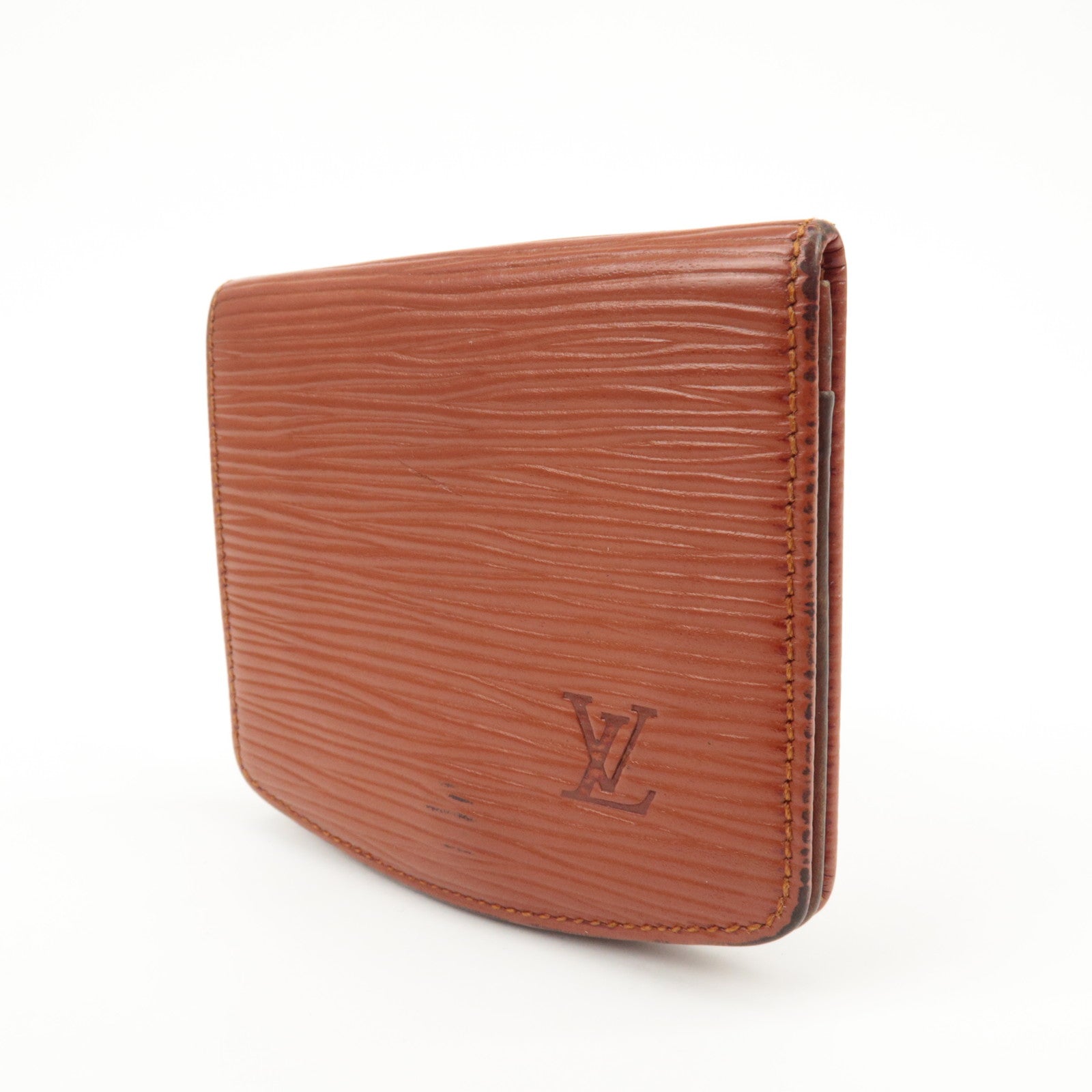 Louis Vuitton Epi Set of 2 Leather Coin Case Key Case M63815 M63703 Used