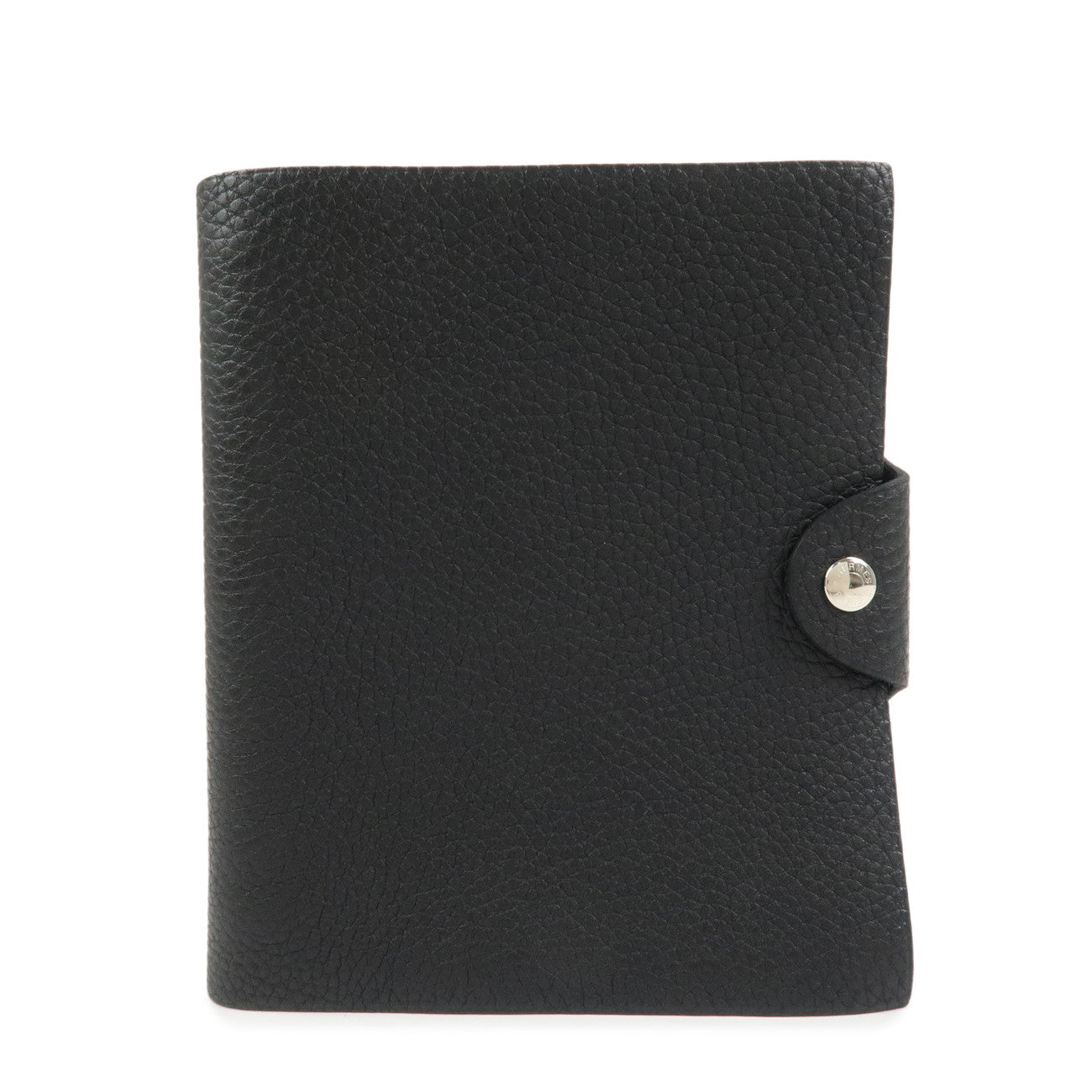 HERMES Togo Leather Ulysse PM Planner Cover □F Stamped Black