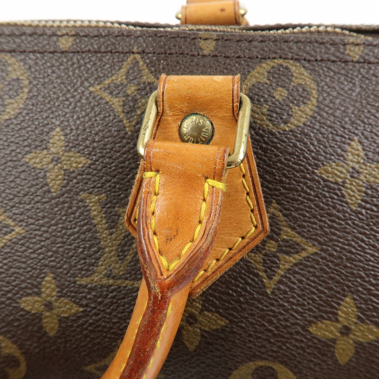 Louis Vuitton Monogram Speedy 30 Boston Bag Hand Bag Brown M41526