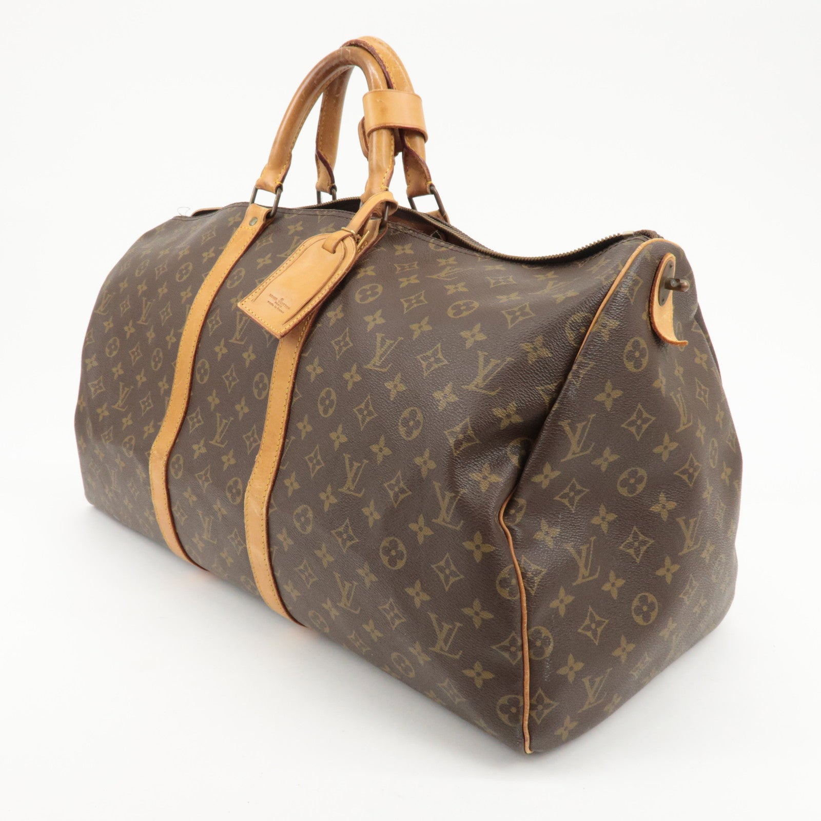 Louis Vuitton Monogram Keep All 55 Boston Bag Travel Bag M41424 Used
