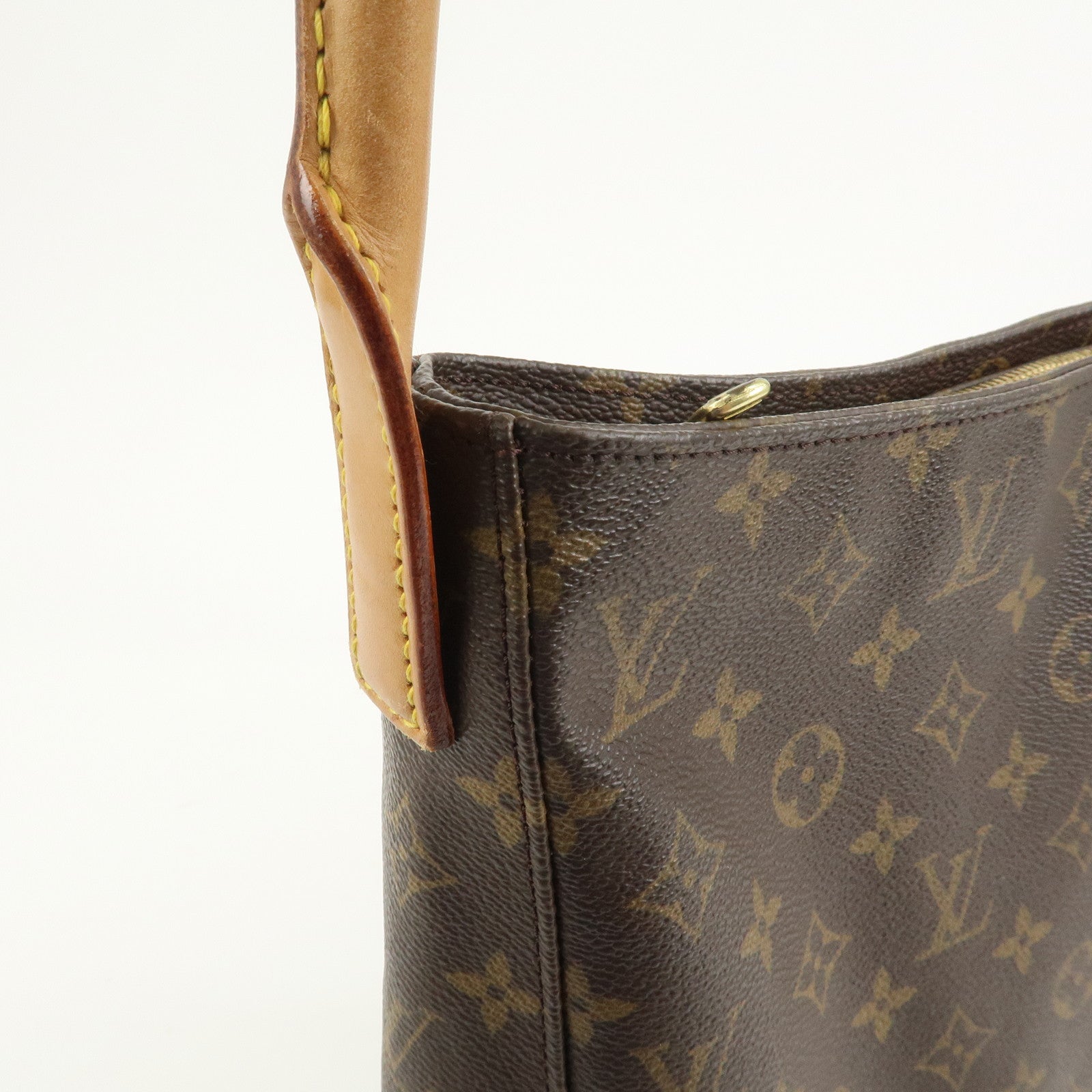 Louis Vuitton Monogram Looping GM Shoulder Bag Brown M51145
