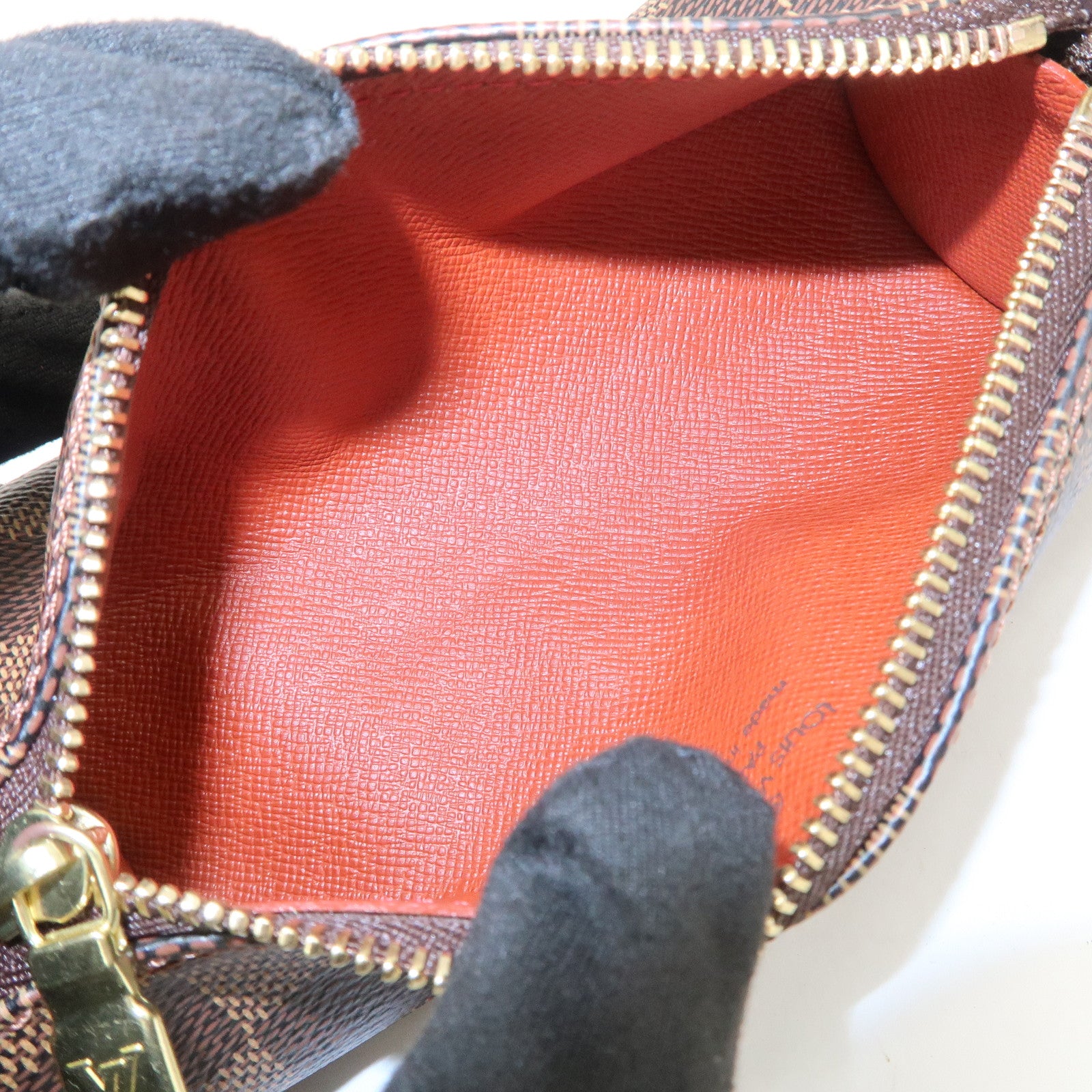 Louis Vuitton Damier Mini Pouch for Papillon Bag Damier Ebene