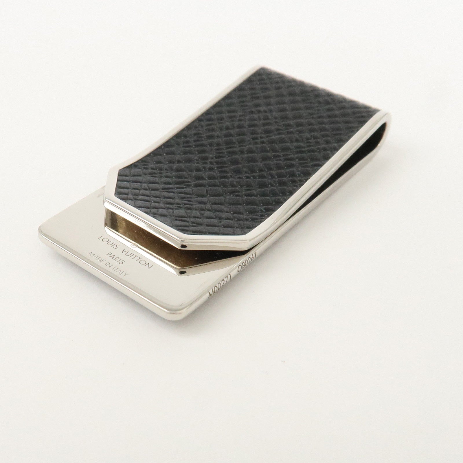 Louis Vuitton Pince Billets Neo LV Club Money Clip Black M00271 Used