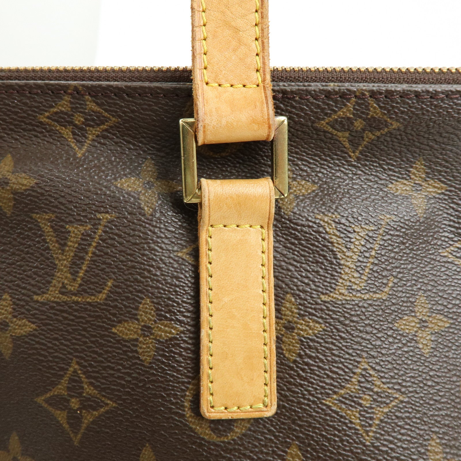 Louis Vuitton Monogram Cabas Mezzo Tote Bag Shoulder Bag M51151