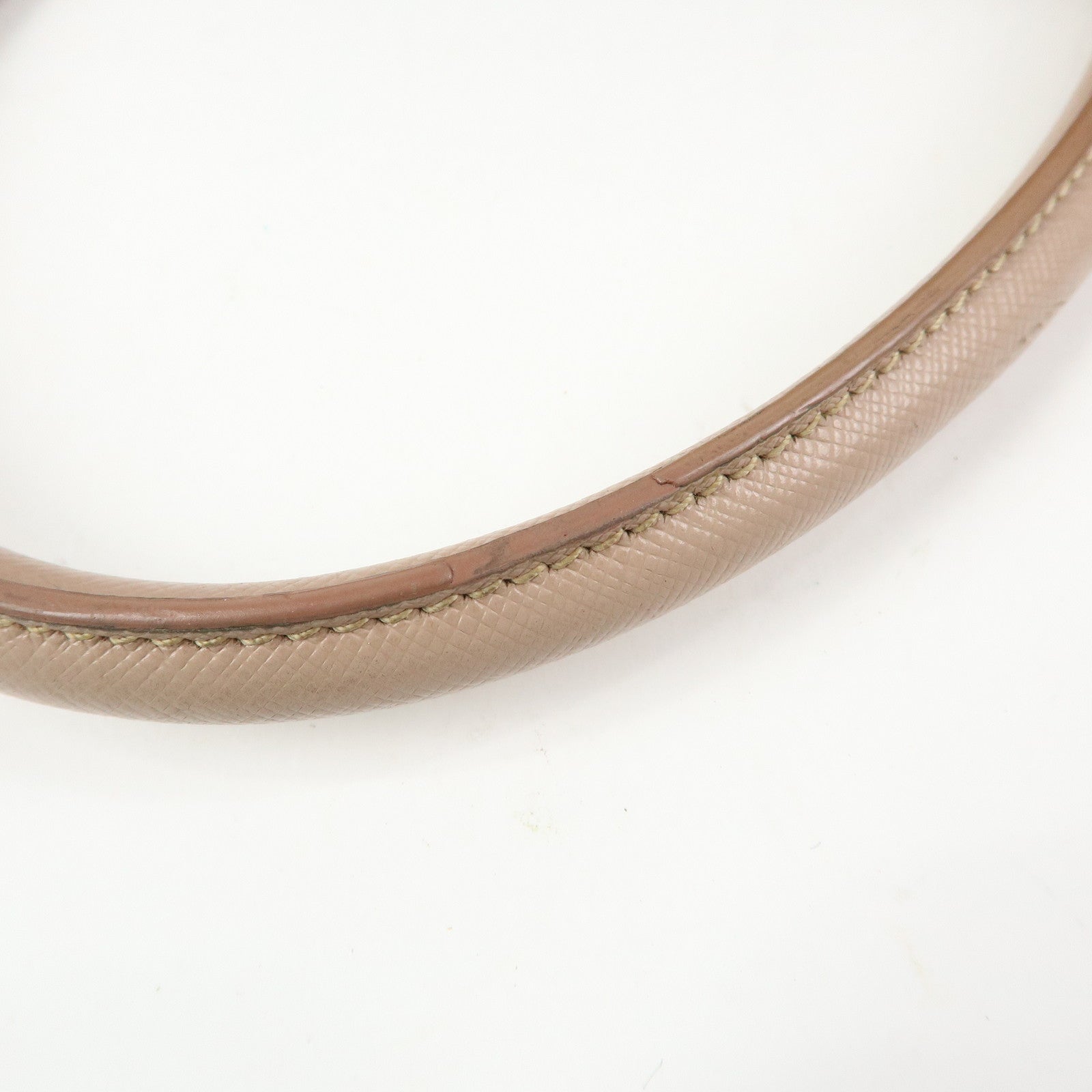 PRADA Triangle Logo Galleria Saffiano Leather Tote Hand Bag Pink