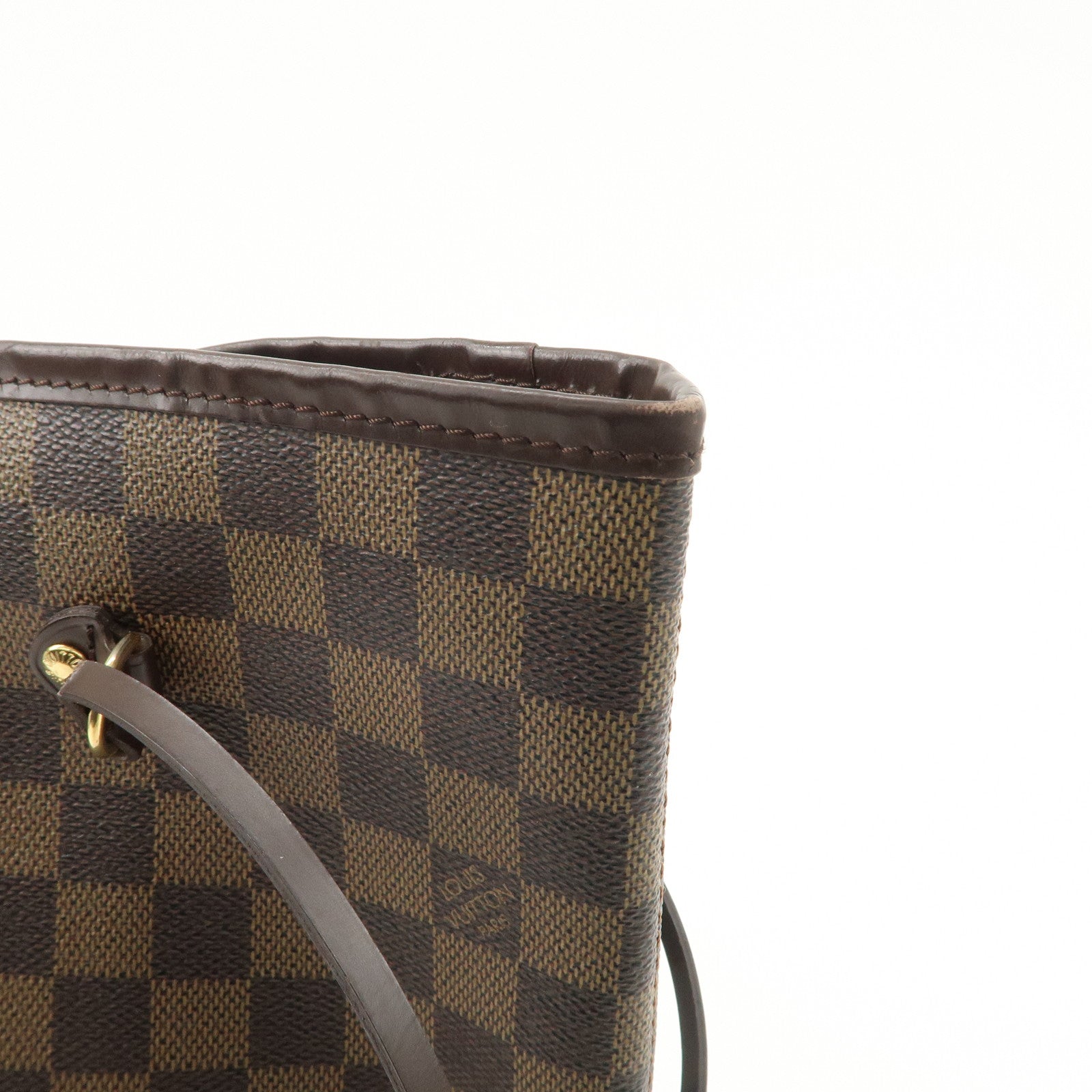 Louis Vuitton Damier Ebene Neverfull GM Tote Bag Shoulder Bag Brown N51106