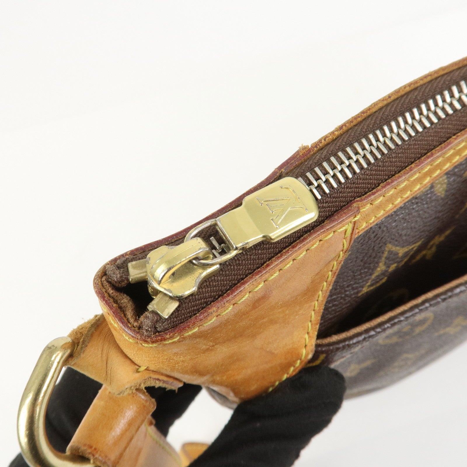 Louis Vuitton Monogram Odeon MM Shoulder Bag Brown M56389