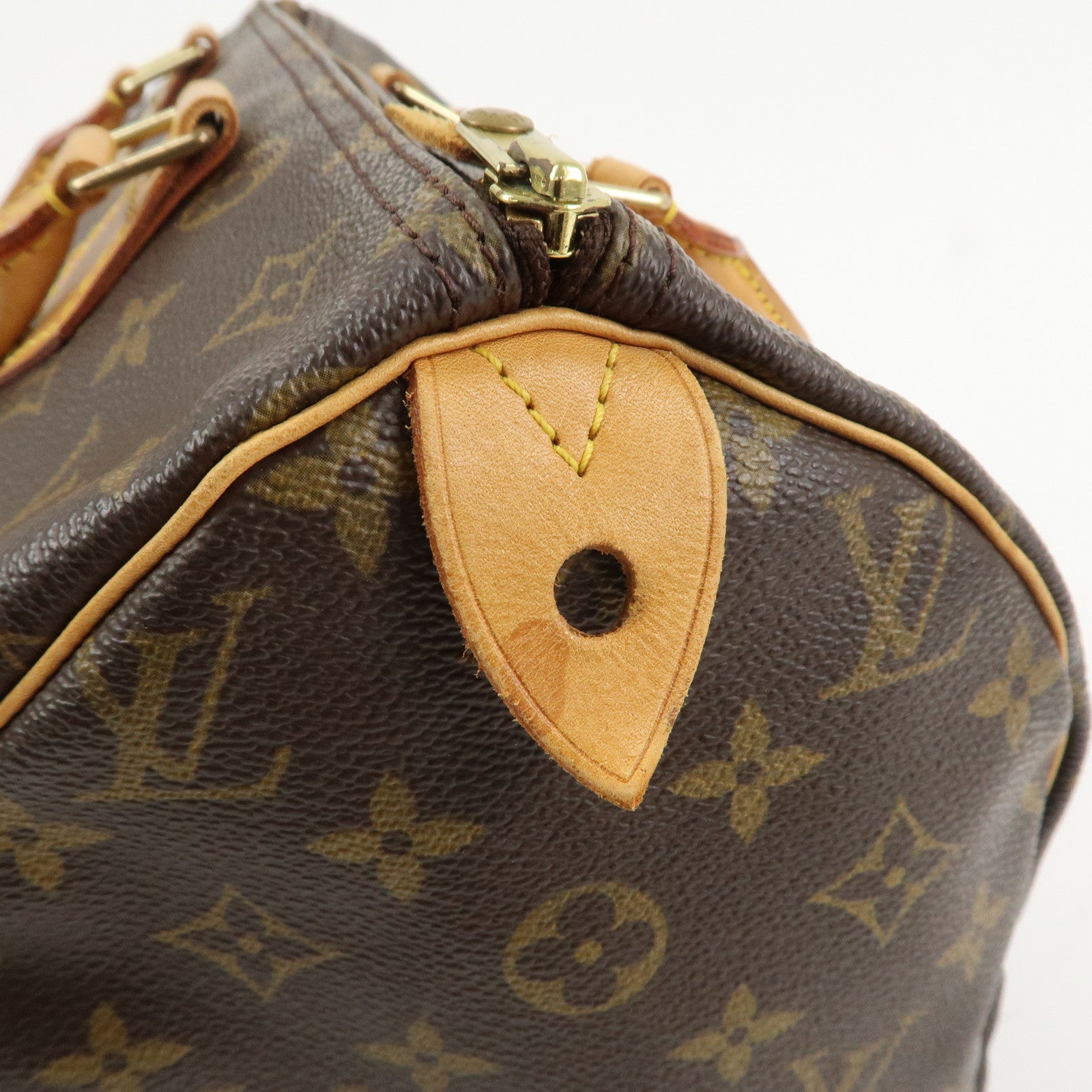 Louis Vuitton Monogram Speedy 30 Boston Bag Hand Bag Brown M41526