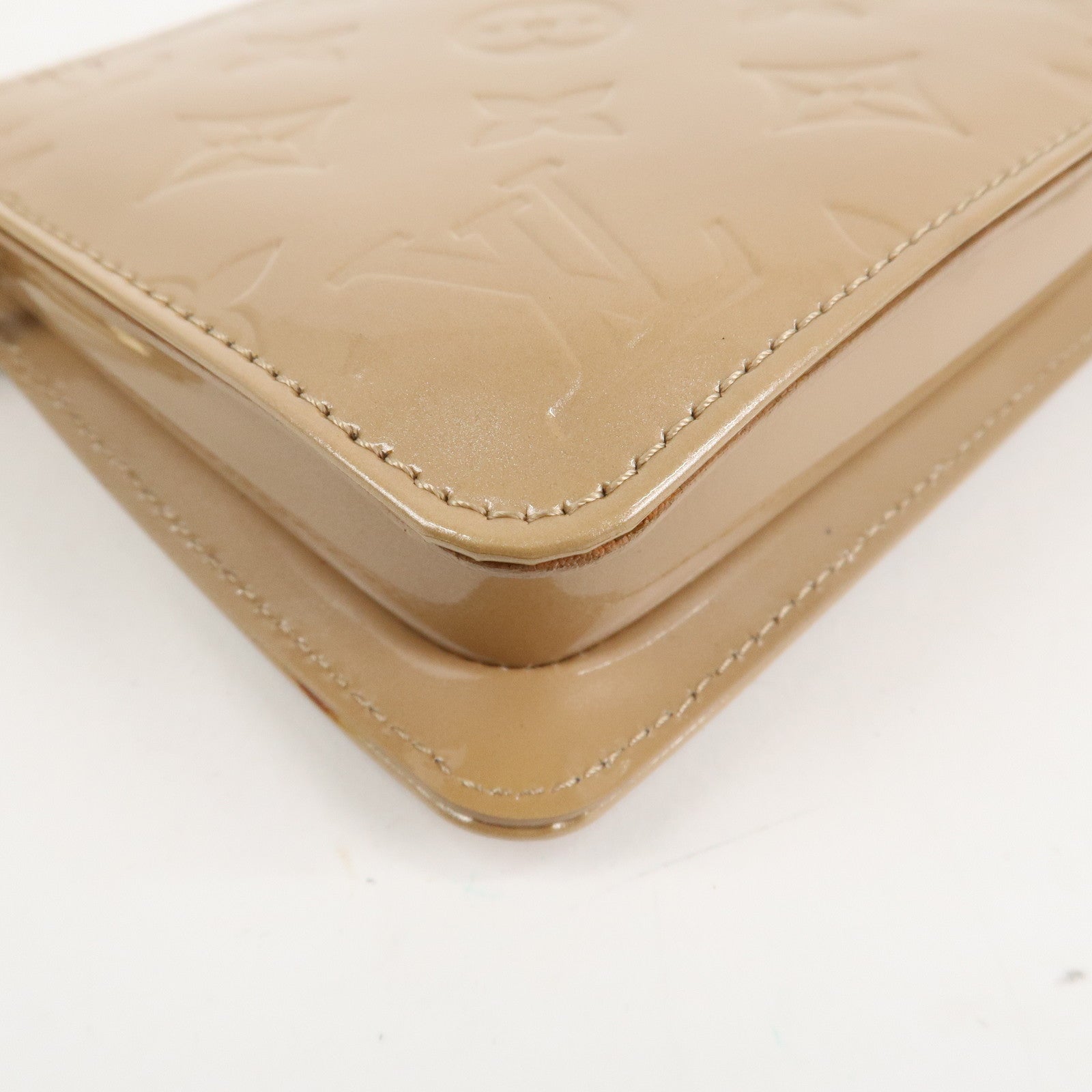 Louis Vuitton Monogram Vernis Pochette Accessoires Noisette M91343 Used