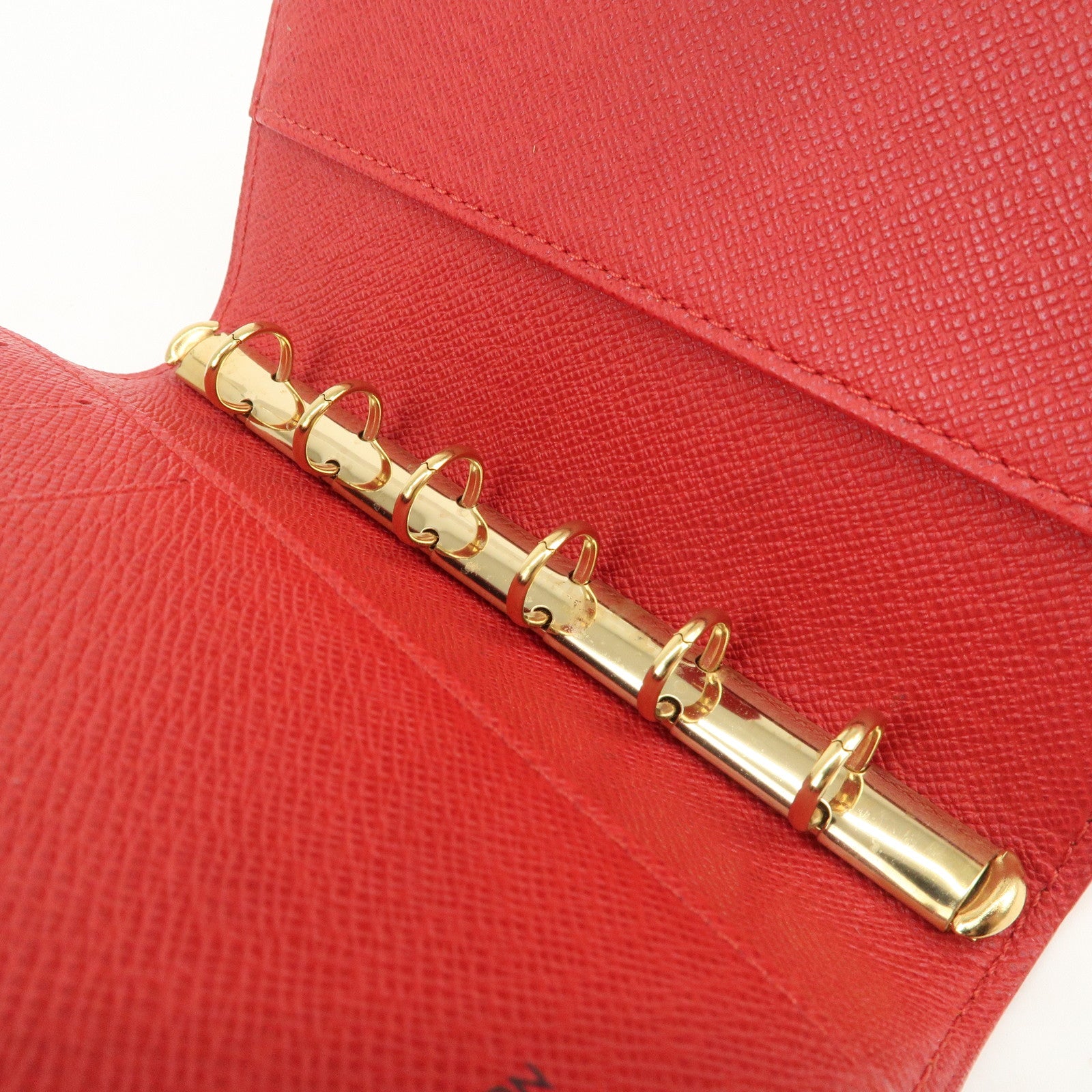 Louis Vuitton Epi Agenda PM Planner Cover Castillian Red R20057