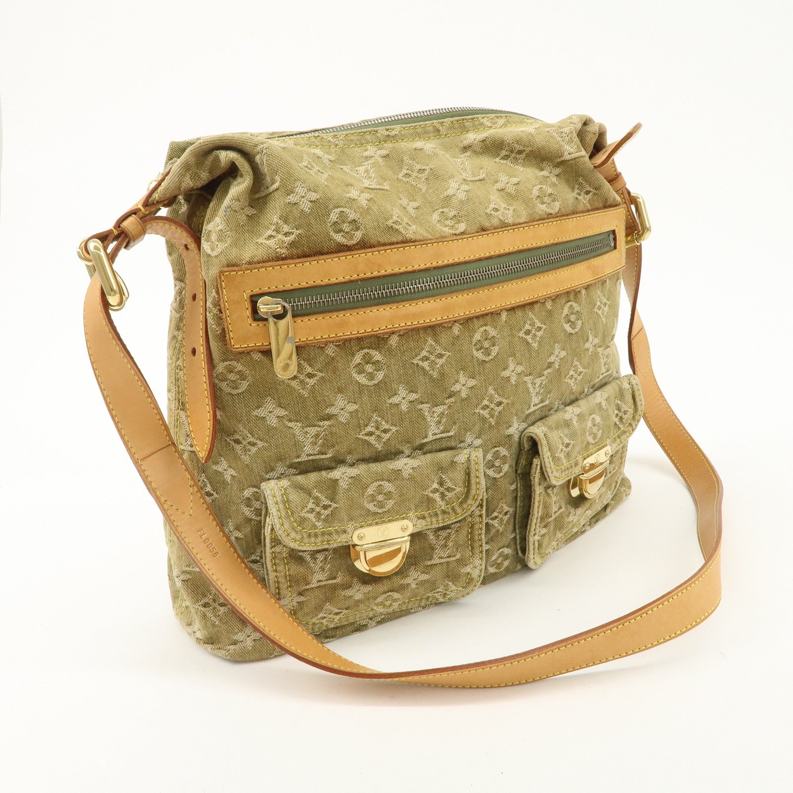 Louis Vuitton Monogram Denim Baggy GM Shoulder Bag Lichen M95211