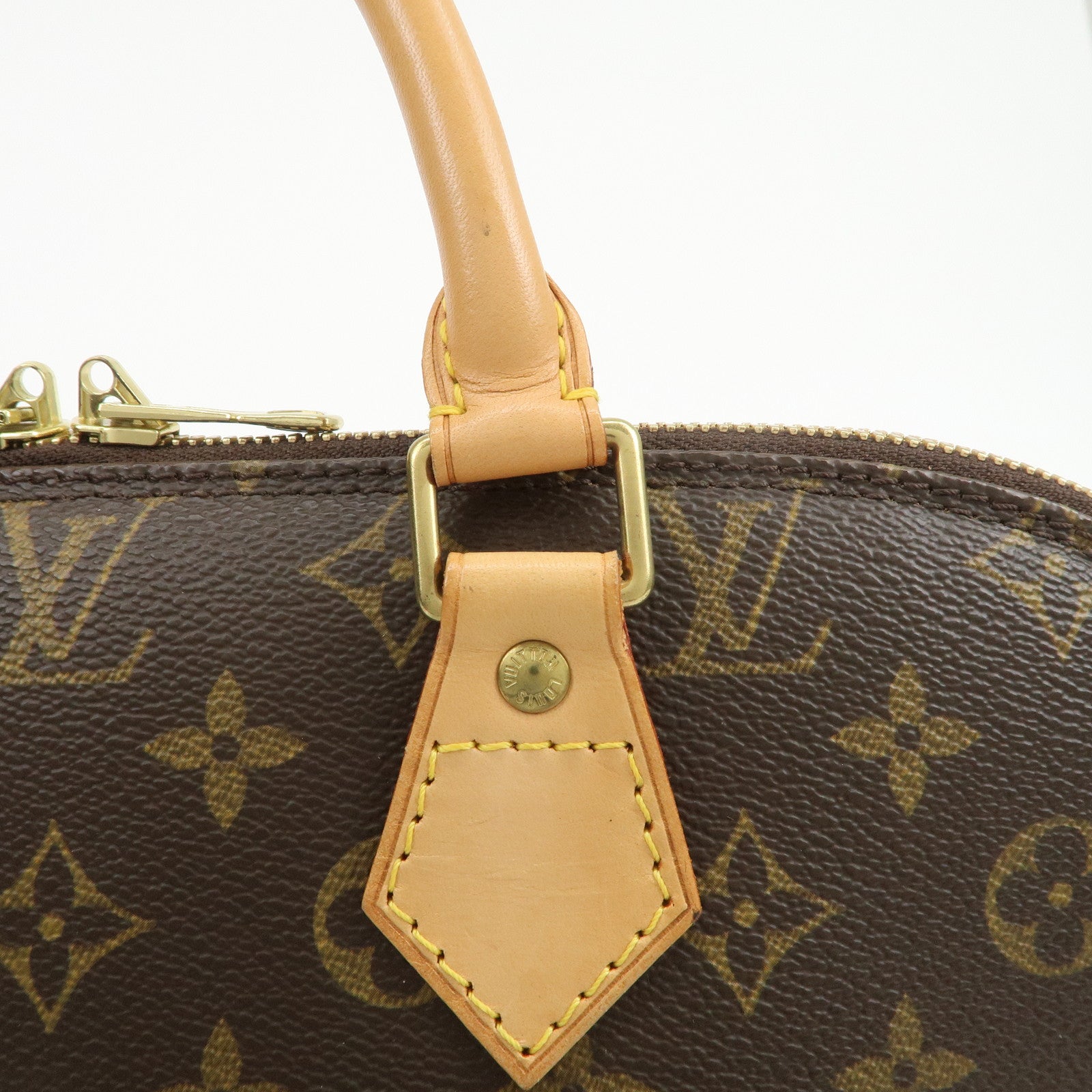 Louis Vuitton Monogram Canvas Alma Hand Bag Brown M51130