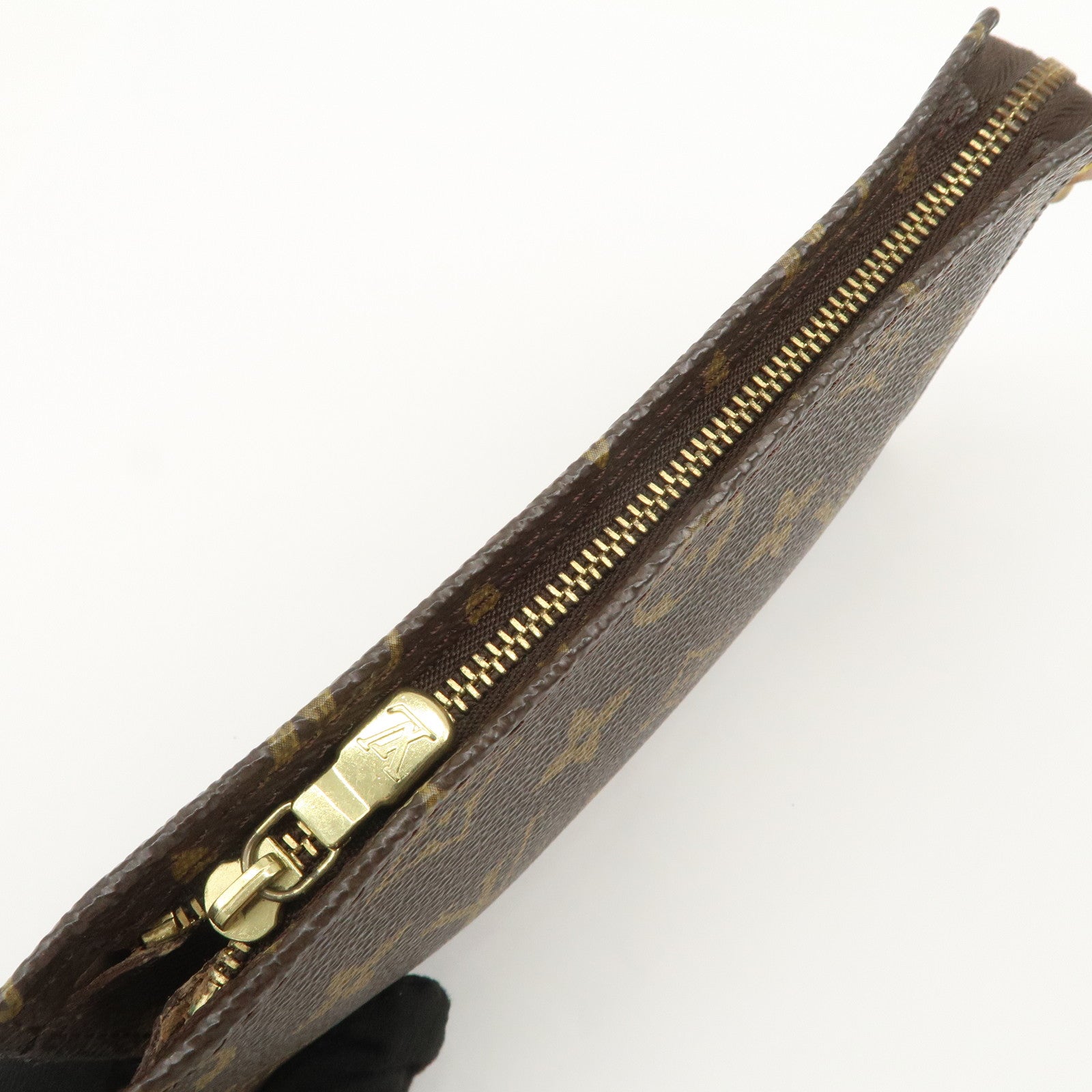 Louis Vuitton Monogram Canvas Set of 3 Pouch Brown