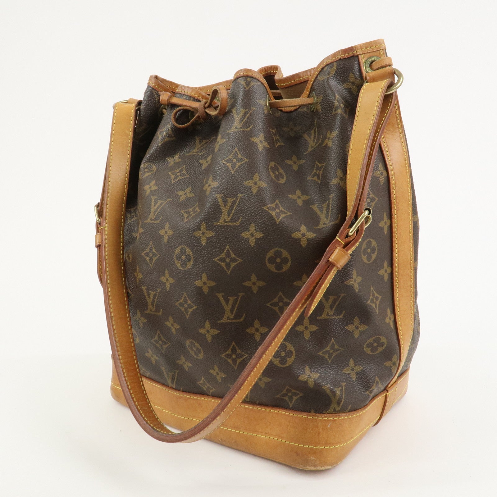 Louis Vuitton Monogram Noe Shoulder Bag Hand Bag Brown M42224