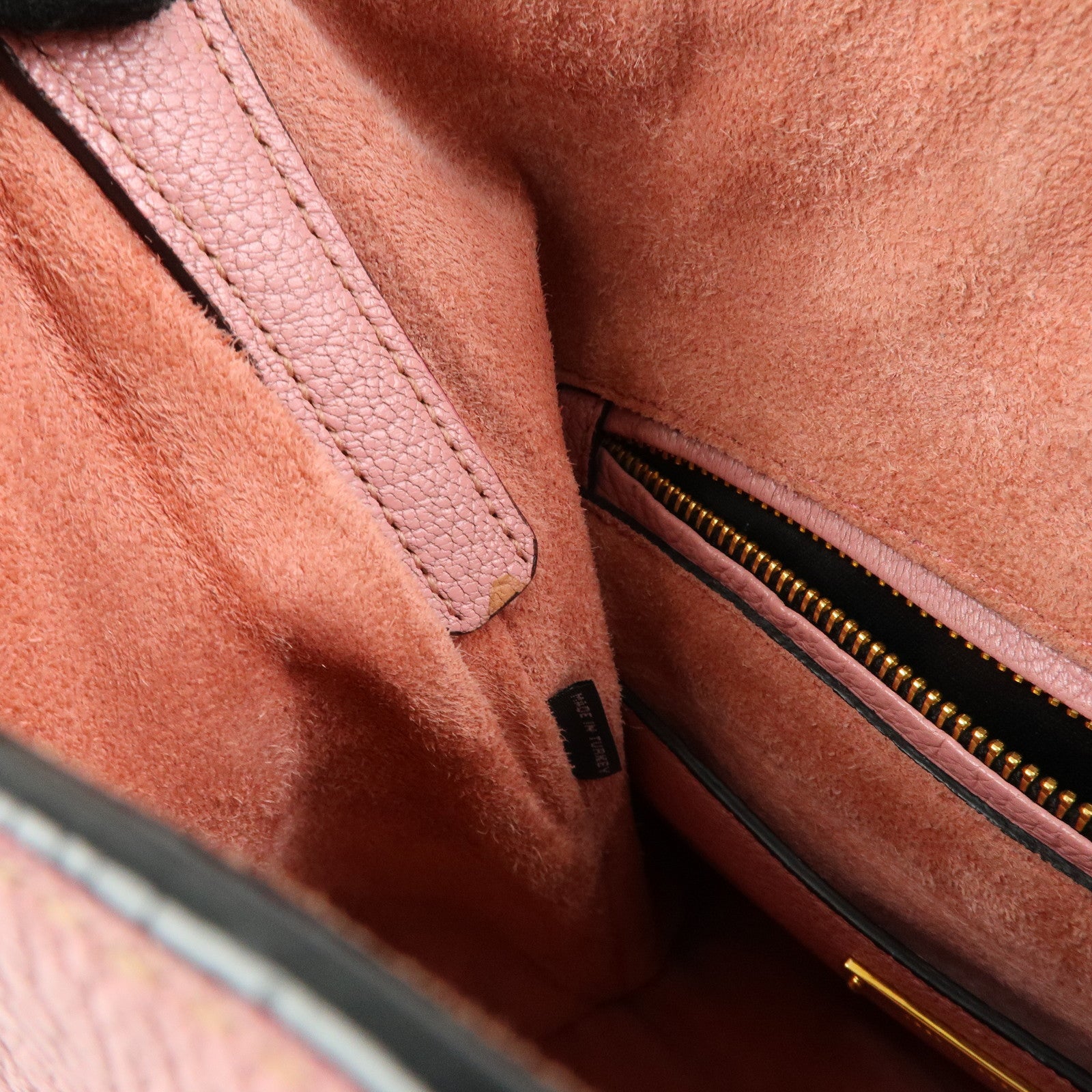 MIU MIU Madras Leather 2Way Bag Hand Bag Shoulder Bag Pink