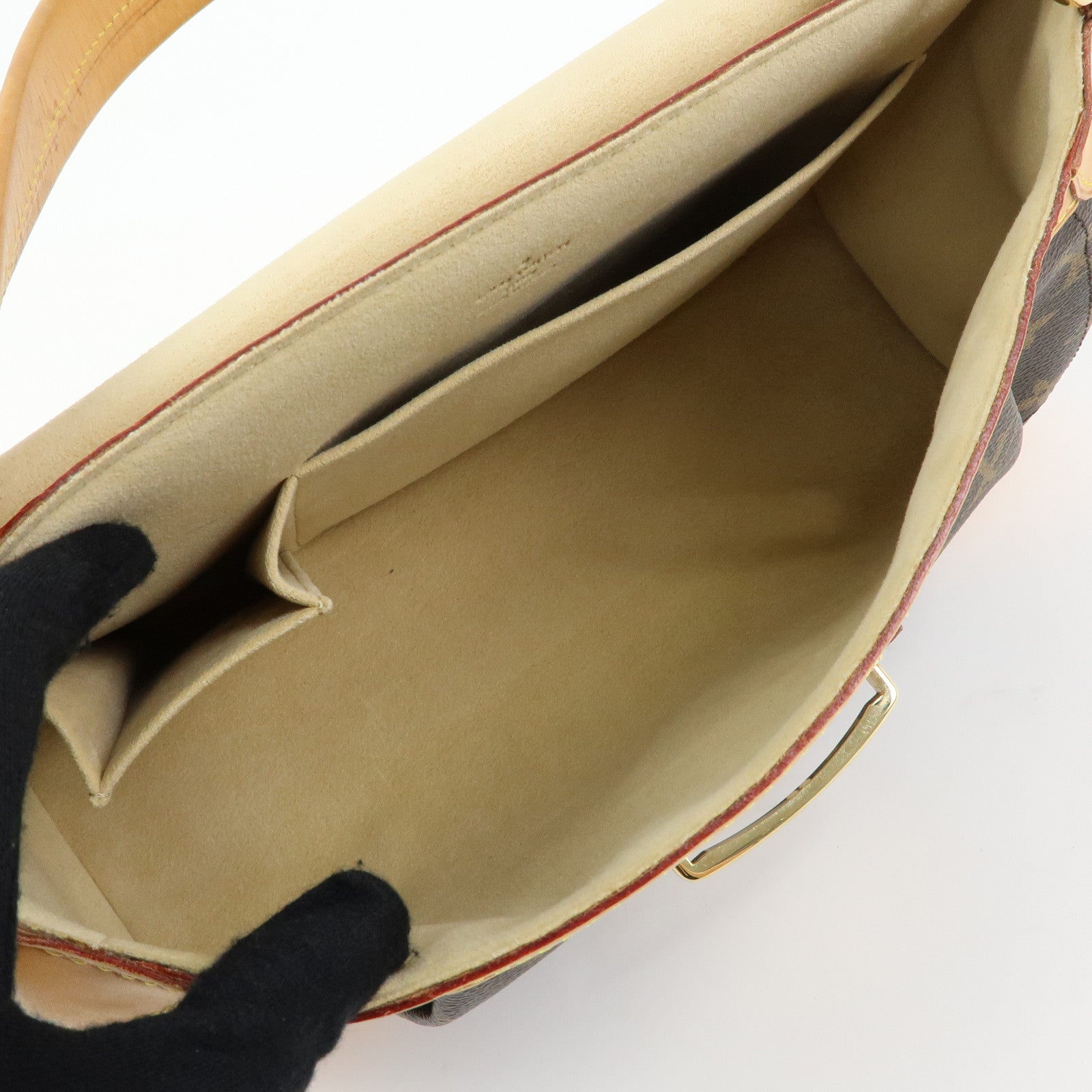 Louis Vuitton Monogram Beverly MM Shoulder Hand Bag Brown M40121