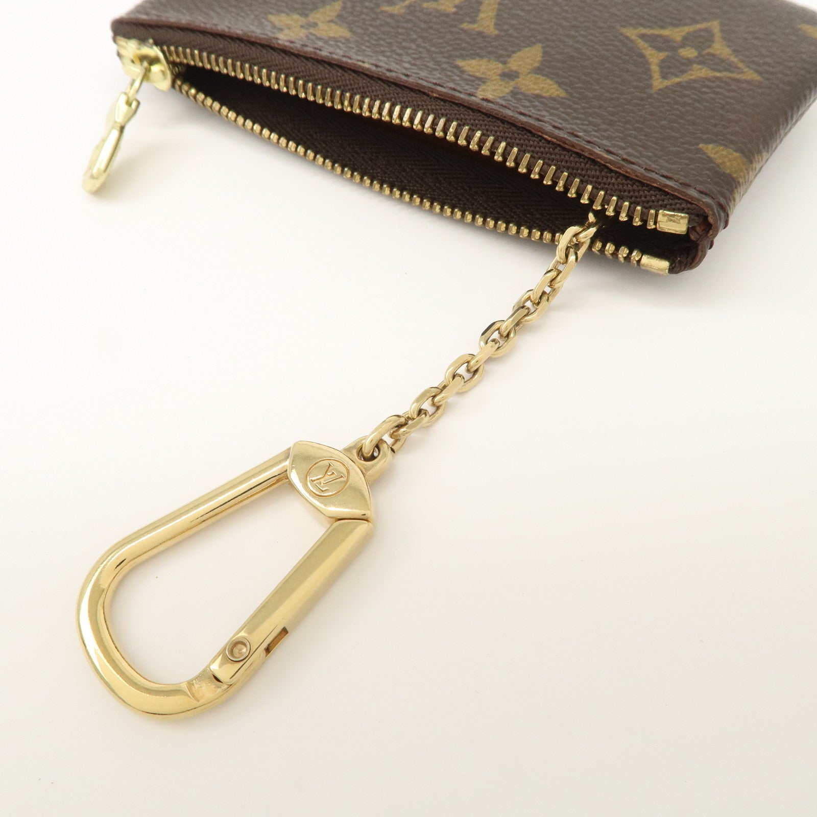 Louis Vuitton Monogram Pochette Cles Coin Case Key Case M62650