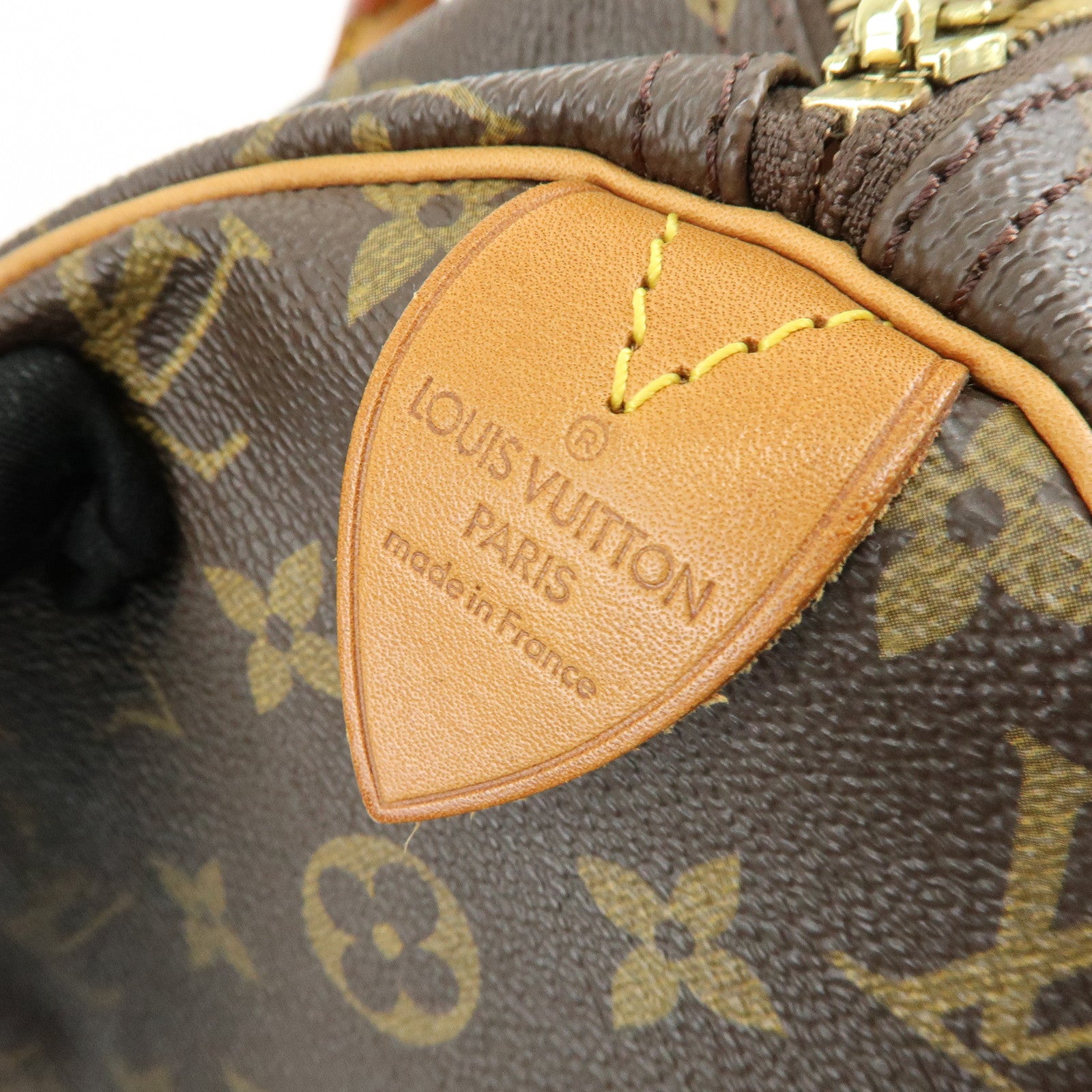 Louis Vuitton Monogram Speedy 40 Hand Bag Boston Bag Brown M41522