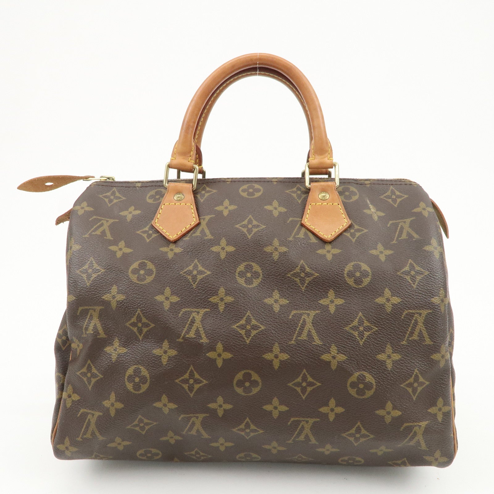 Louis Vuitton Monogram Speedy 30 Boston Bag Hand Bag Brown M41526
