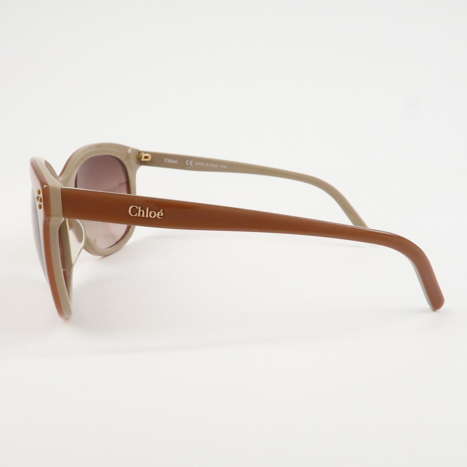 Chloe Plastic Sunglasses Brown CE669SA 749 56□20