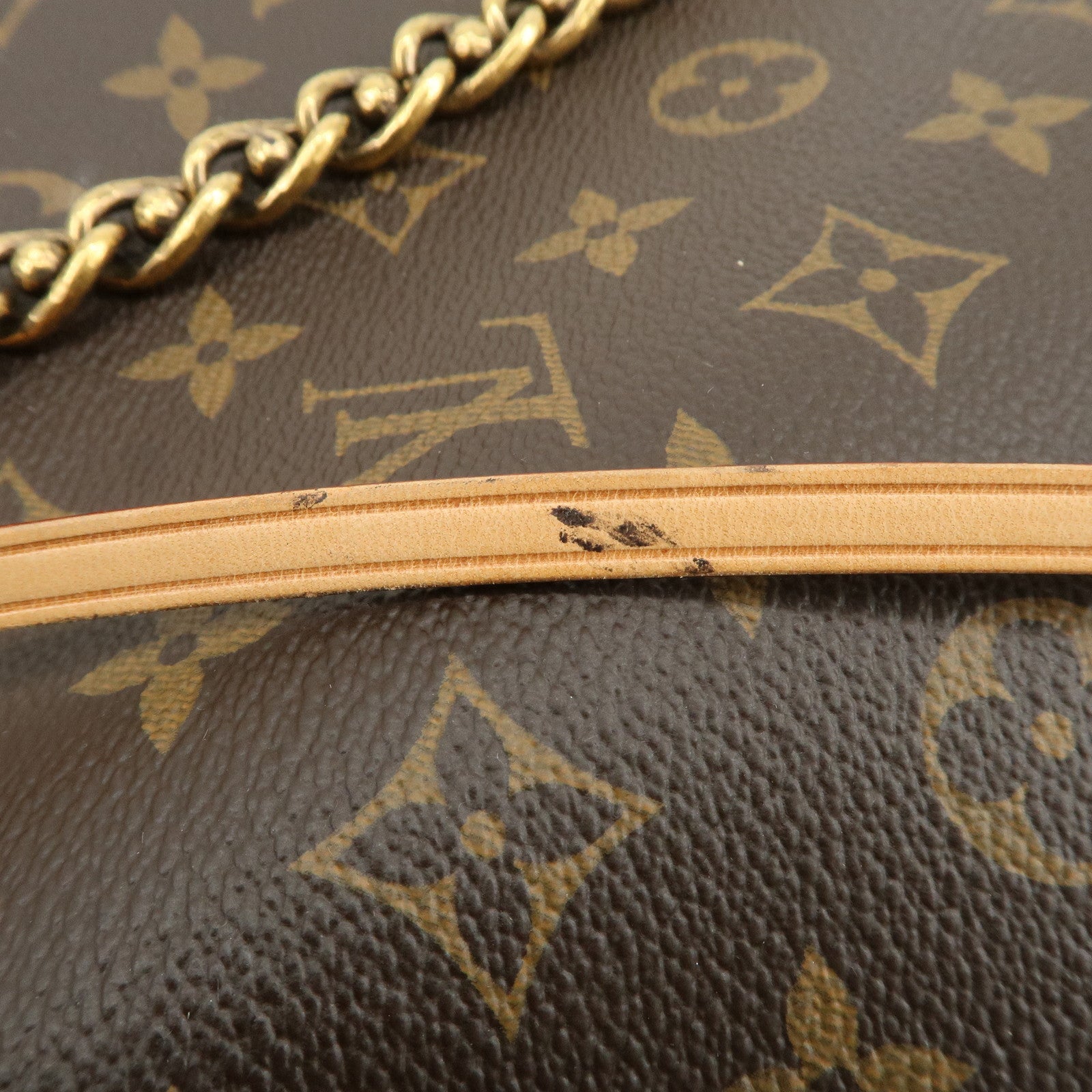 Louis Vuitton Monogram LockIt Chain 2013 Limited Hand Bag M40989