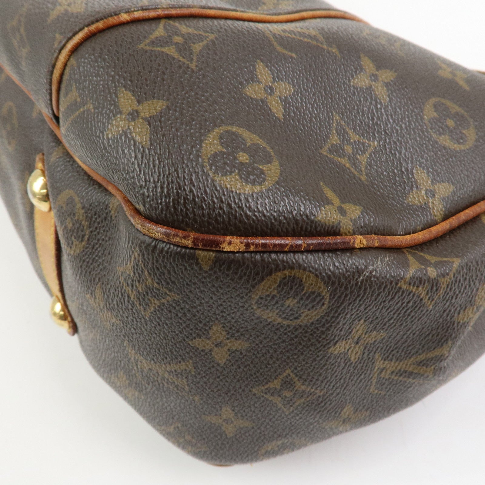 Louis Vuitton Monogram Galliera PM Shoulder Bag Brown M56382