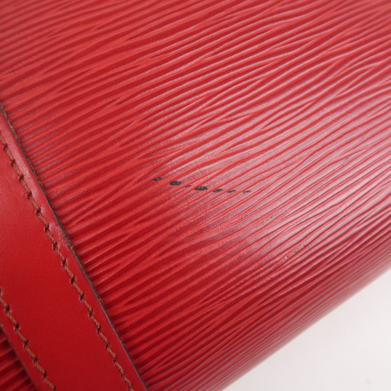 Louis Vuitton Epi Soufflot Hand Bag Castillian Red M52227