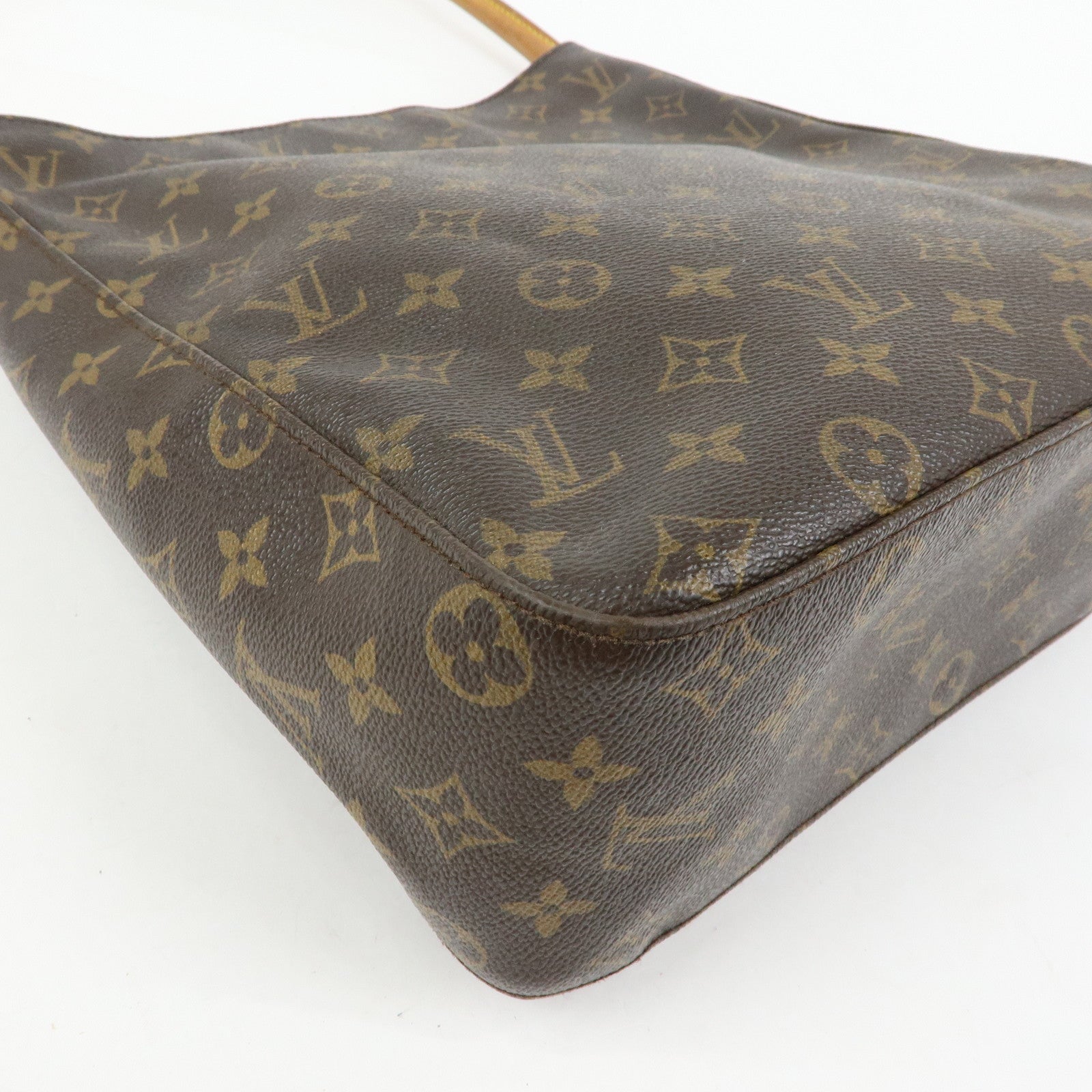 Louis Vuitton Monogram Looping GM Shoulder Bag Brown M51145