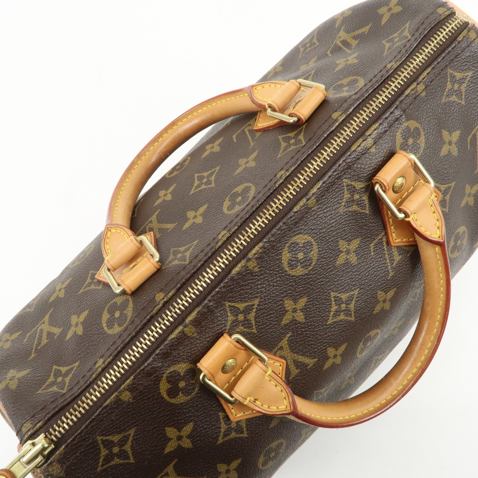 Louis Vuitton Monogram Speedy 30 Boston Bag Hand Bag Brown M41526