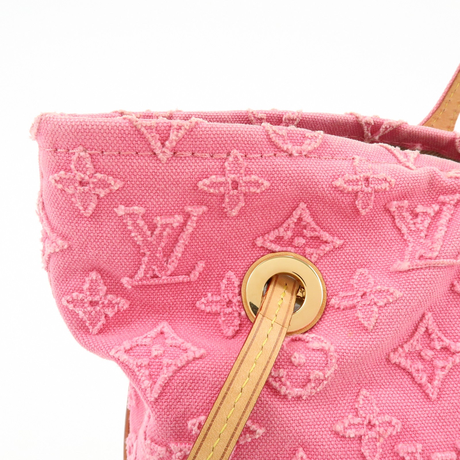 Louis Vuitton Monogram Stone Neverfull MM Tote Bag Rose M40834