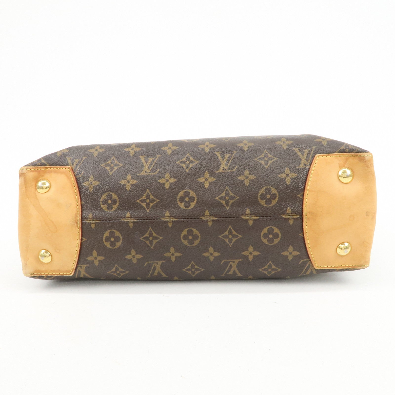 Louis Vuitton Monogram Wilshire MM Tote Bag Brown M45644