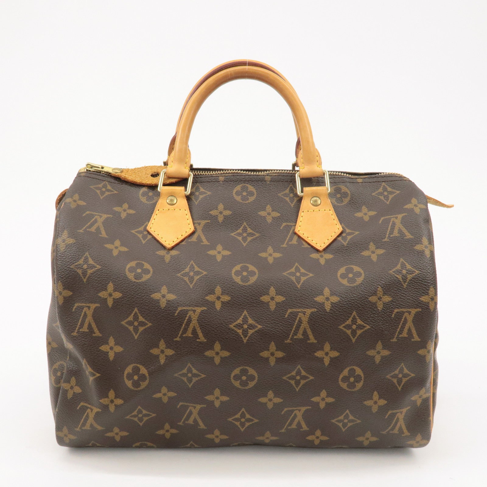 Louis Vuitton Monogram Speedy 30 Hand Bag Boston Bag M41526 Used