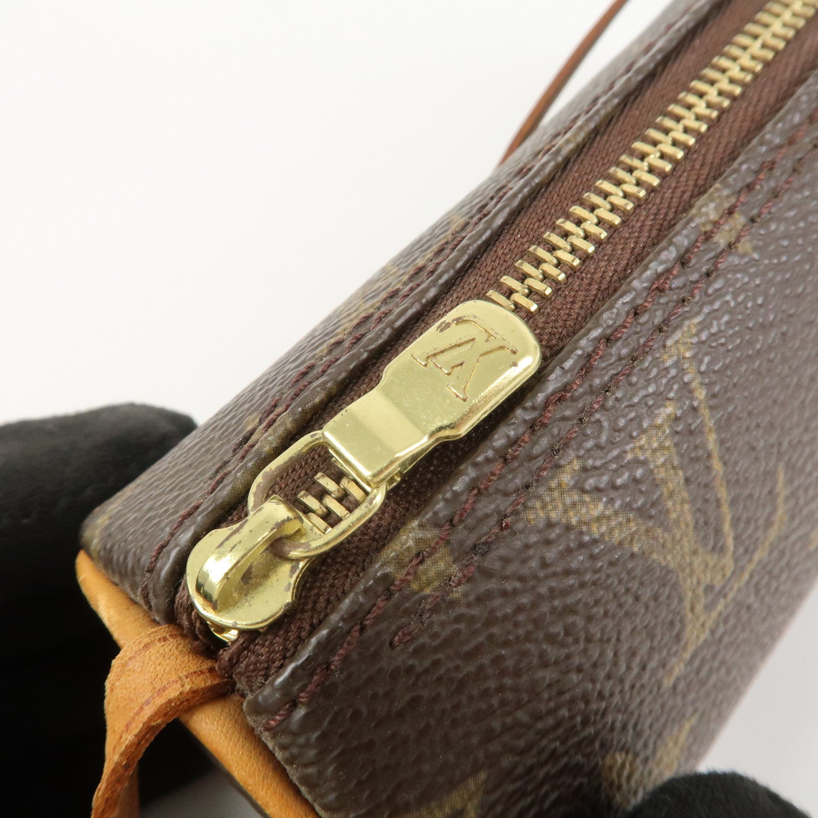 Louis Vuitton Monogram Mini Pouch for Papillon Bag Brown