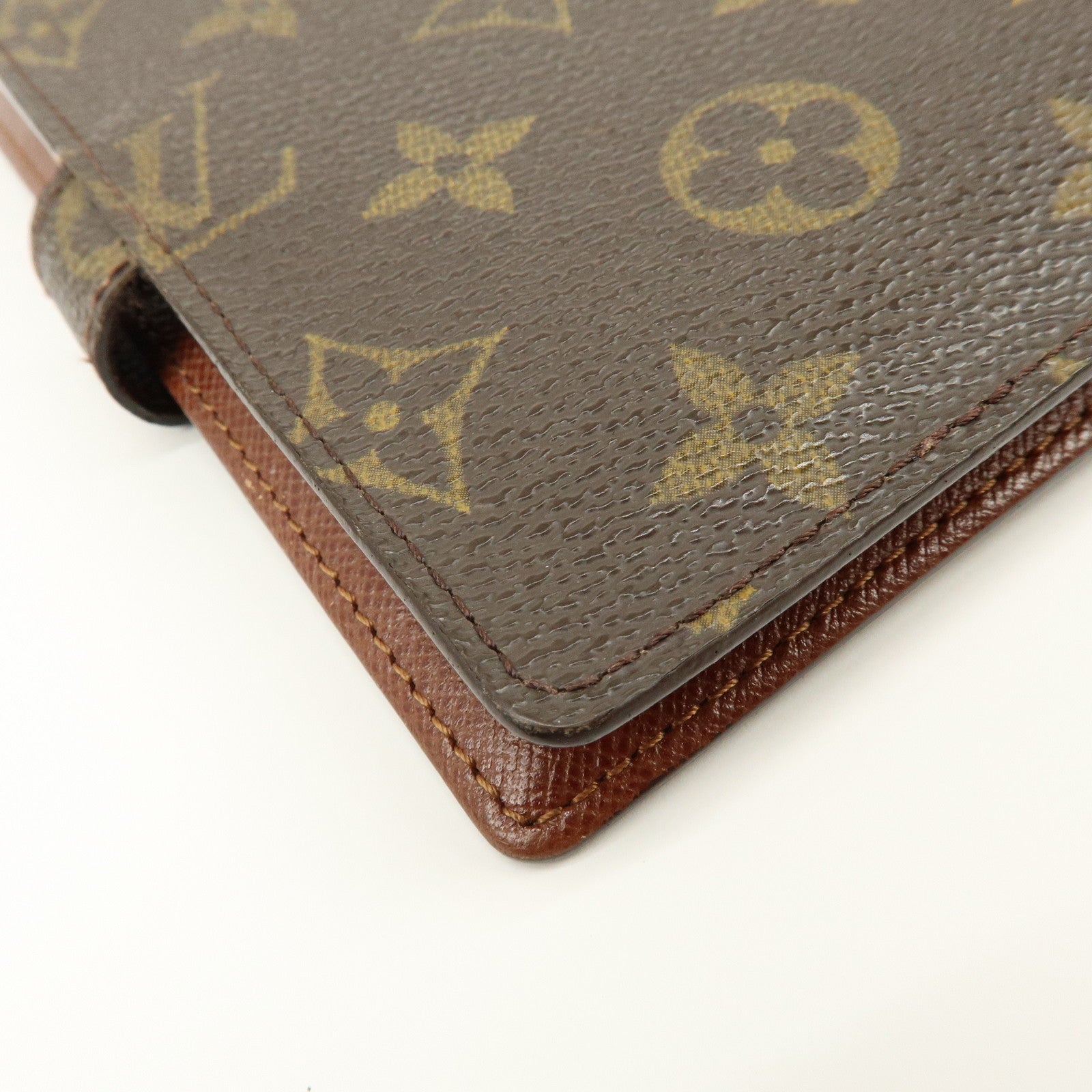 Louis Vuitton Monogram Agenda PM Planner Cover Brown R20005