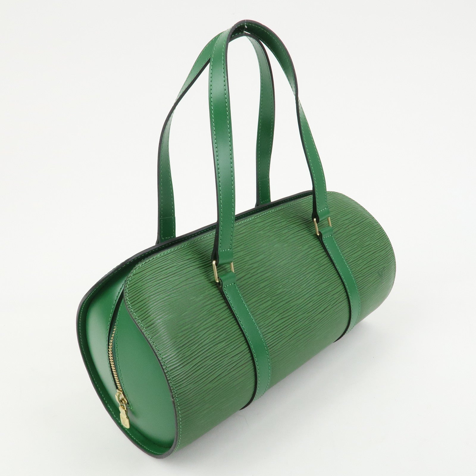 Louis Vuitton Epi Soufflot Hand Bag Borneo Green M52224