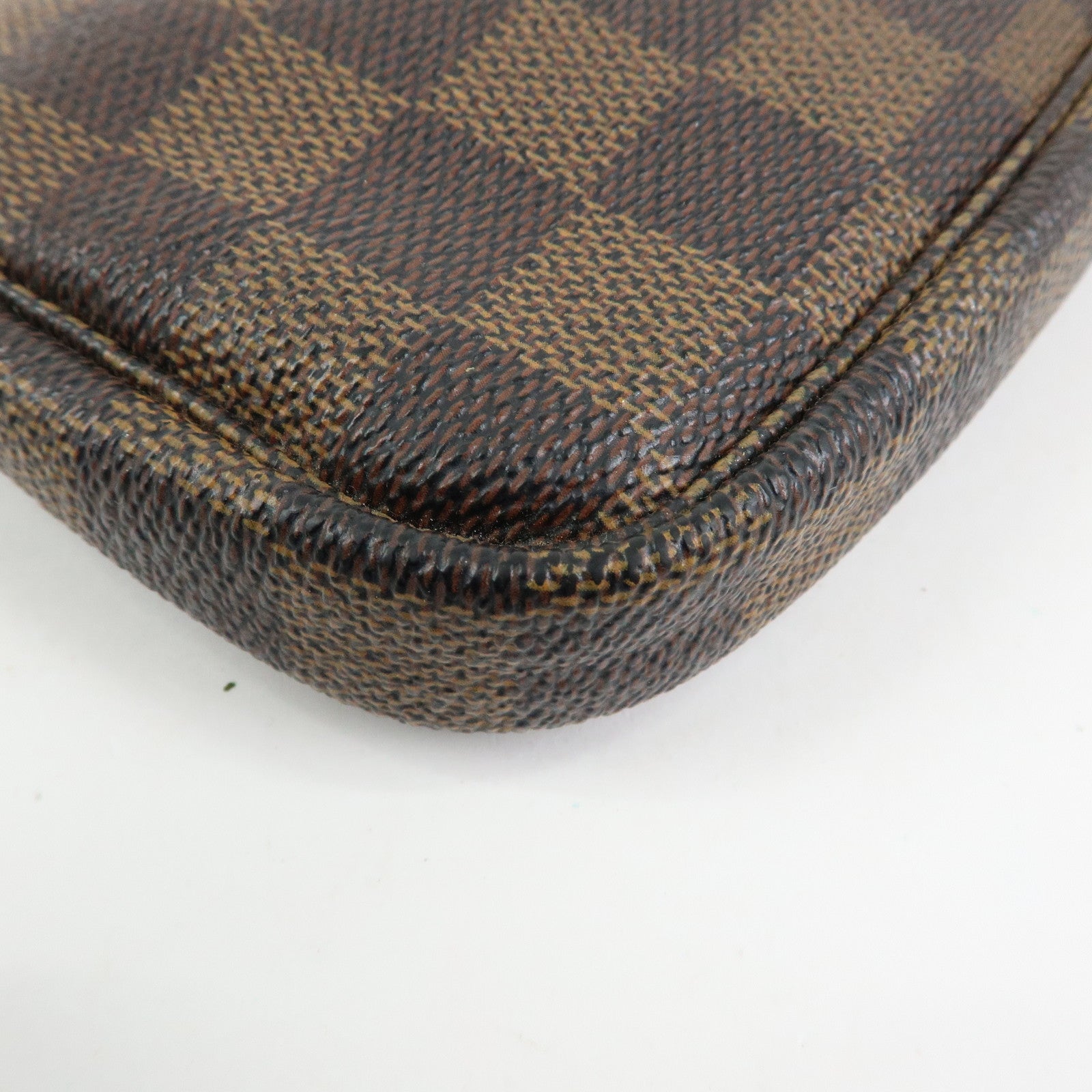 Louis Vuitton Damier Mini Pochette Accessoires Pouch Ebene N58009
