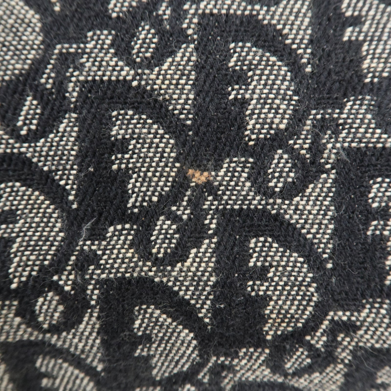 Christian Dior Trotter Canvas Leather Shoulder Bag Hand Bag Black Used