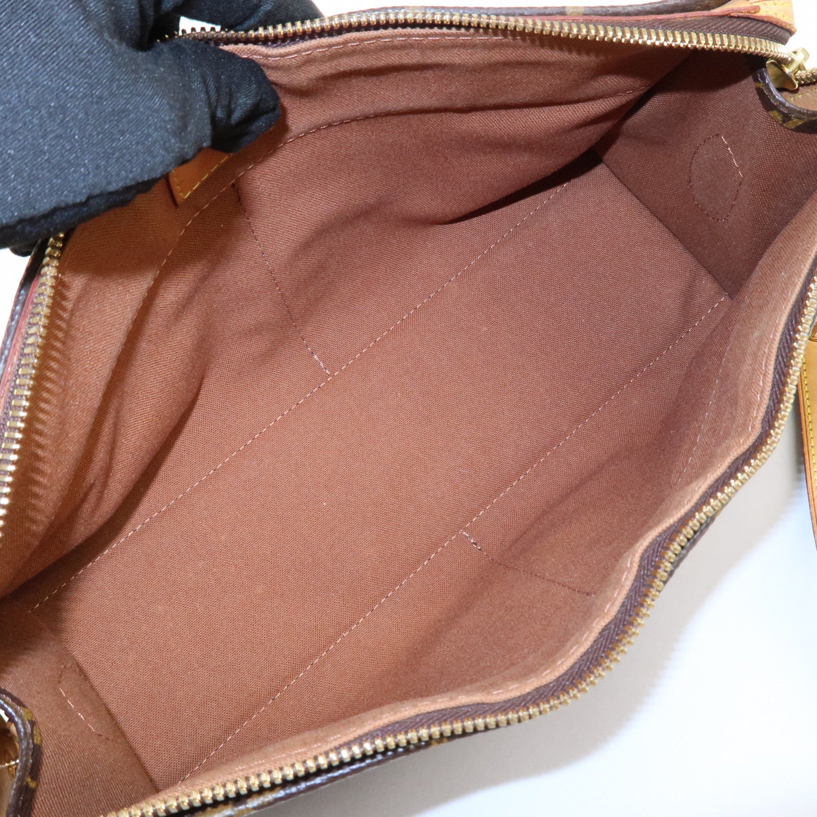 Louis Vuitton Monogram Popincourt Long Shoulder Bag Brown M40008 Used