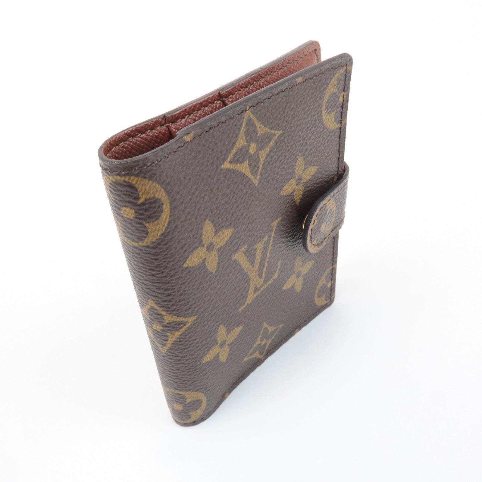 Louis Vuitton Monogram Agenda Mini Planner Cover Brown R20007 Used