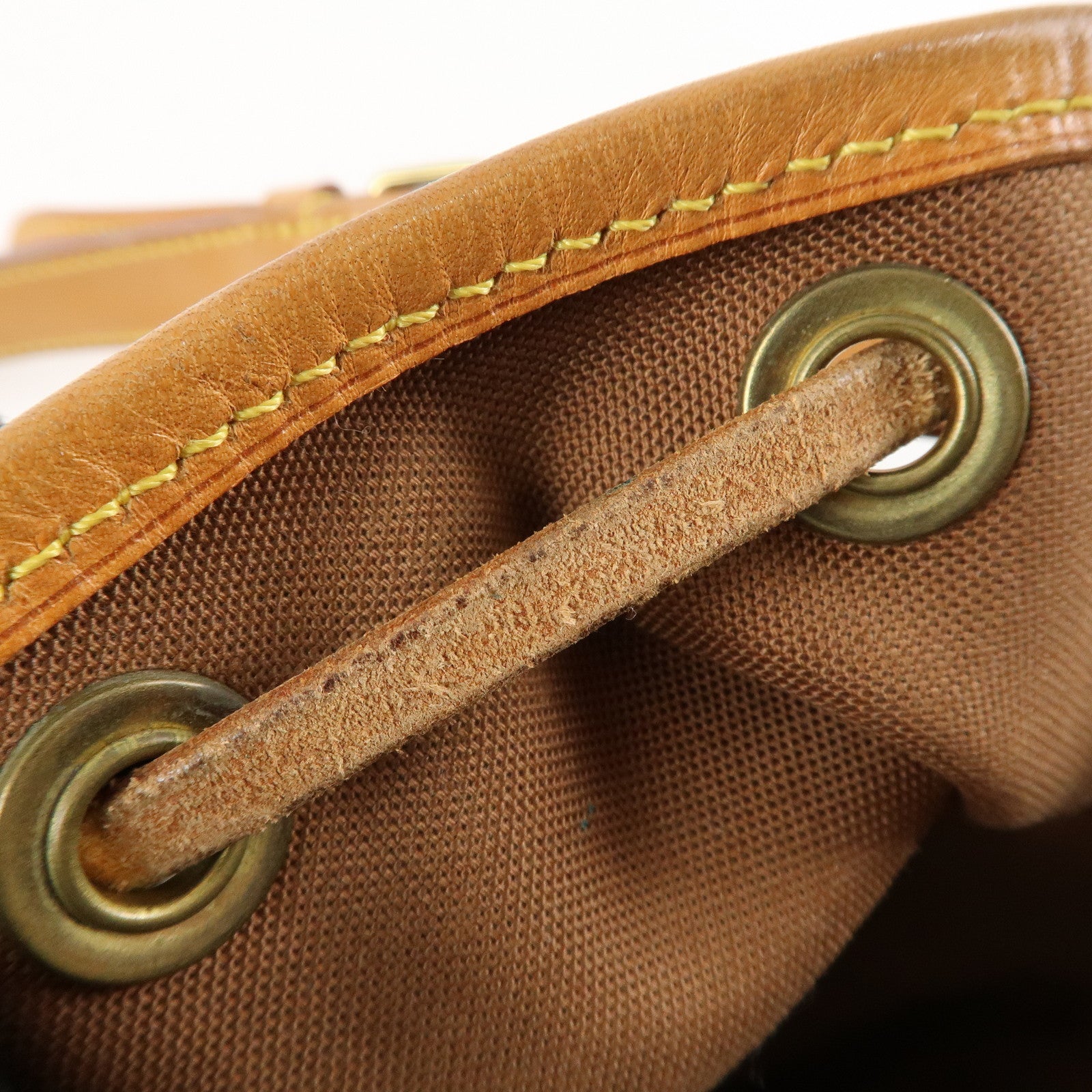 Louis Vuitton Monogram Canvas Petit Noe Shoulder Bag Brown M42226 Used