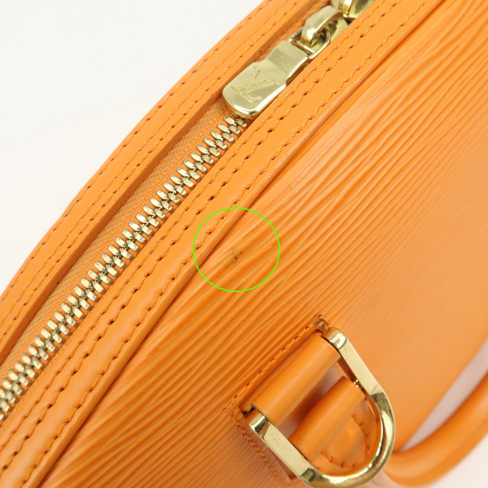 Louis Vuitton Epi Leather Jasmine Hand Bag Mandarin M5208H