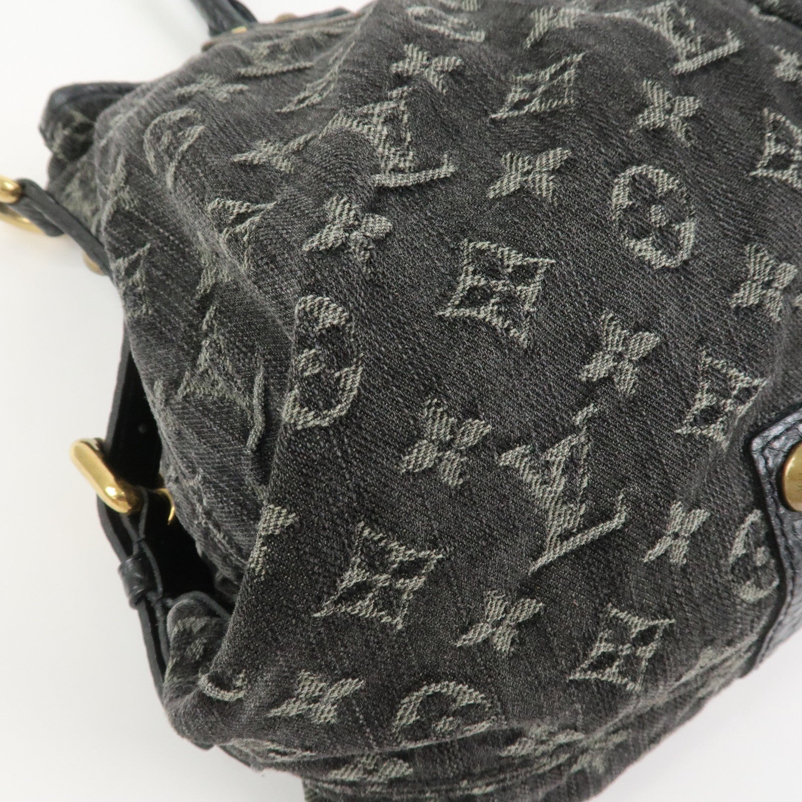Louis Vuitton Monogram Denim Neo Cabby MM 2Way Bag Noir M95351
