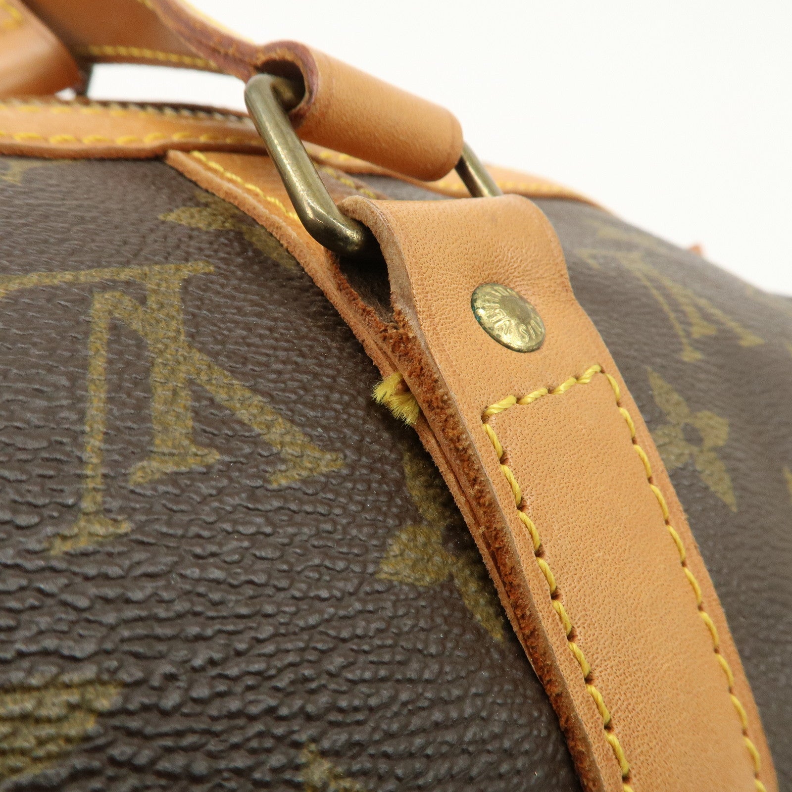 Louis Vuitton Monogram Sac Souple 45 Boston Bag Brown M41624