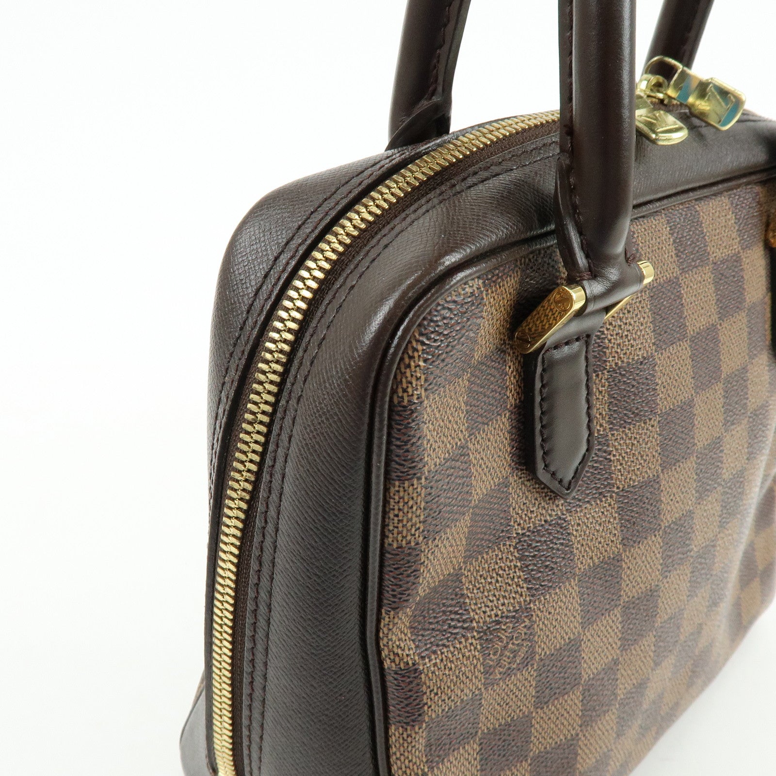 Louis Vuitton Damier Canvas Brera Hand Bag Ebene N51150