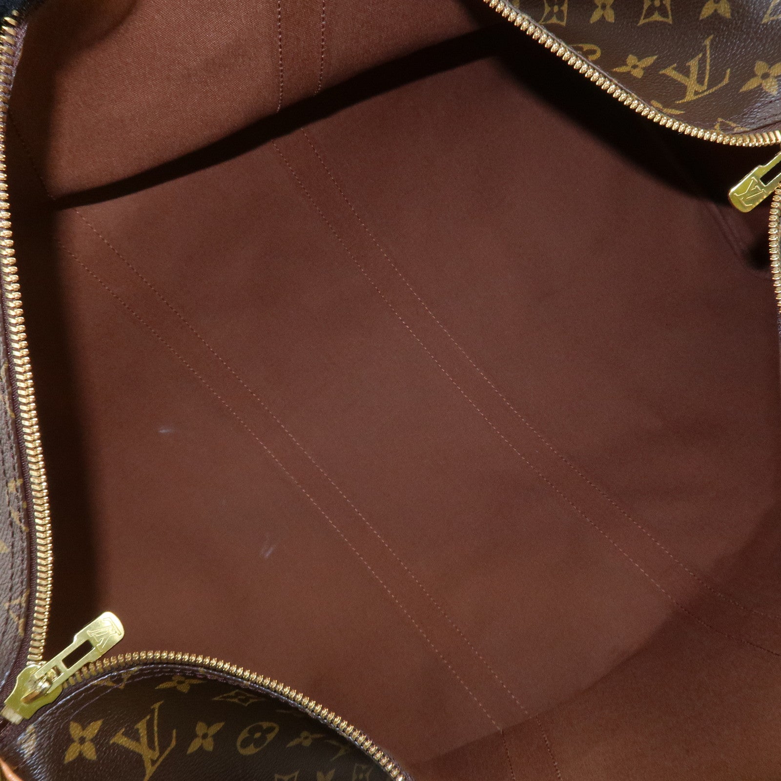 Louis Vuitton Monogram Keep All Bandouliere 55 Bag Brown M41414 Used