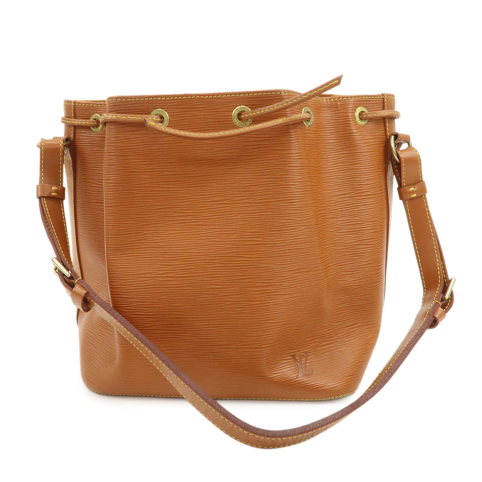 Louis Vuitton Epi Leather Petit Noe Shoulder Bag Zipang Gold M44108