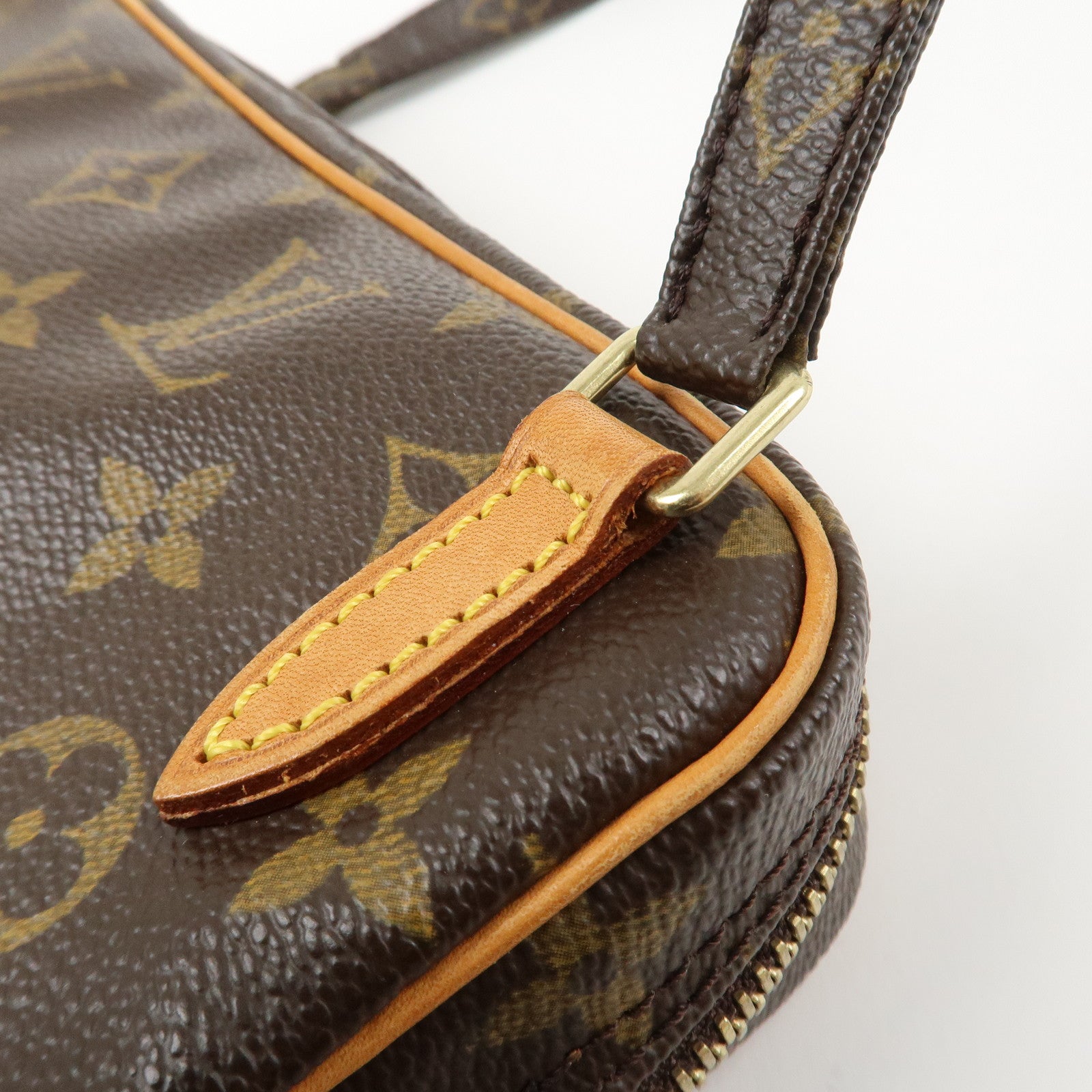 Louis Vuitton Monogram Pochette Marly Bandouliere Bag Brown M51828