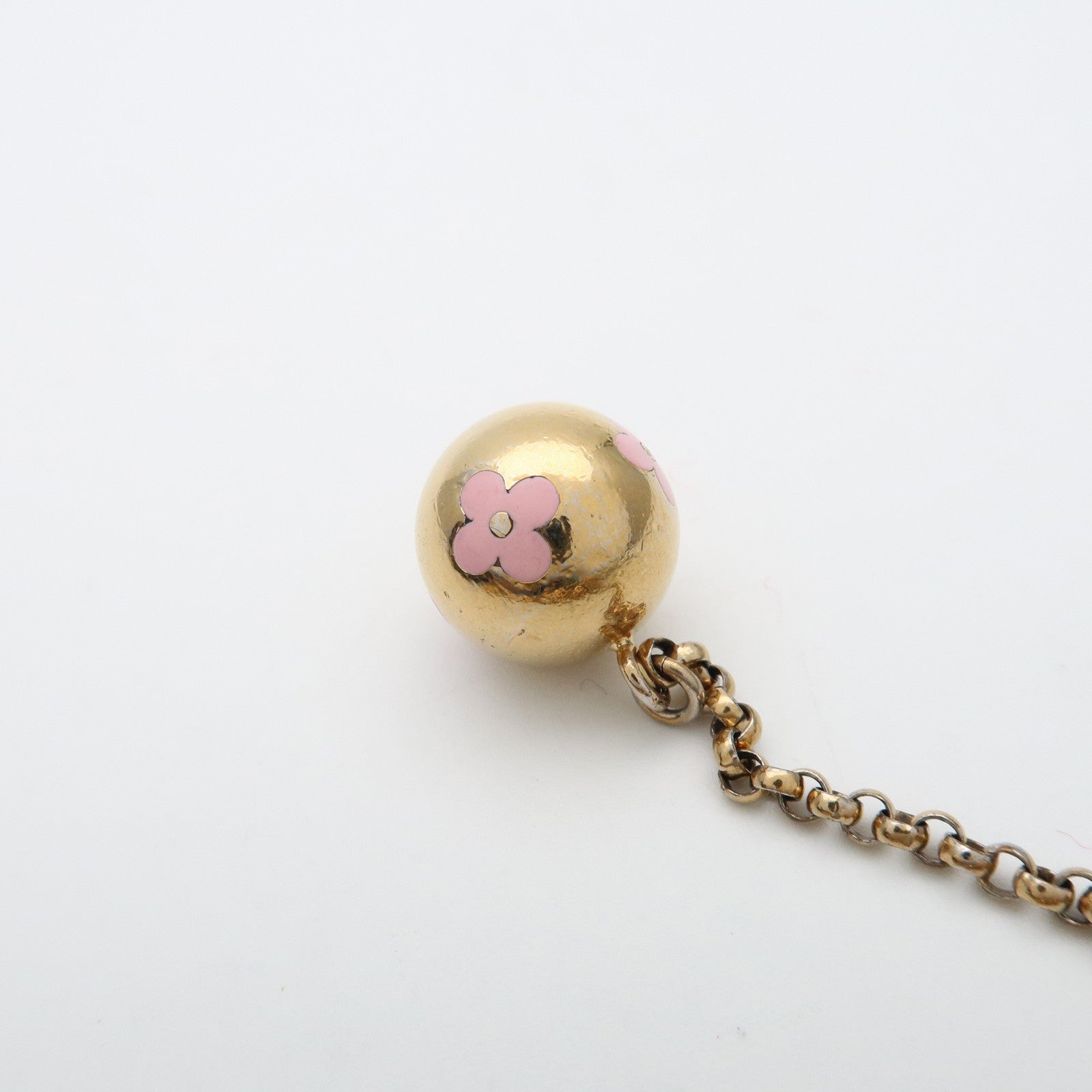 Louis Vuitton Porte Cles Grelots Bag Charm Gold Multicolor M62227