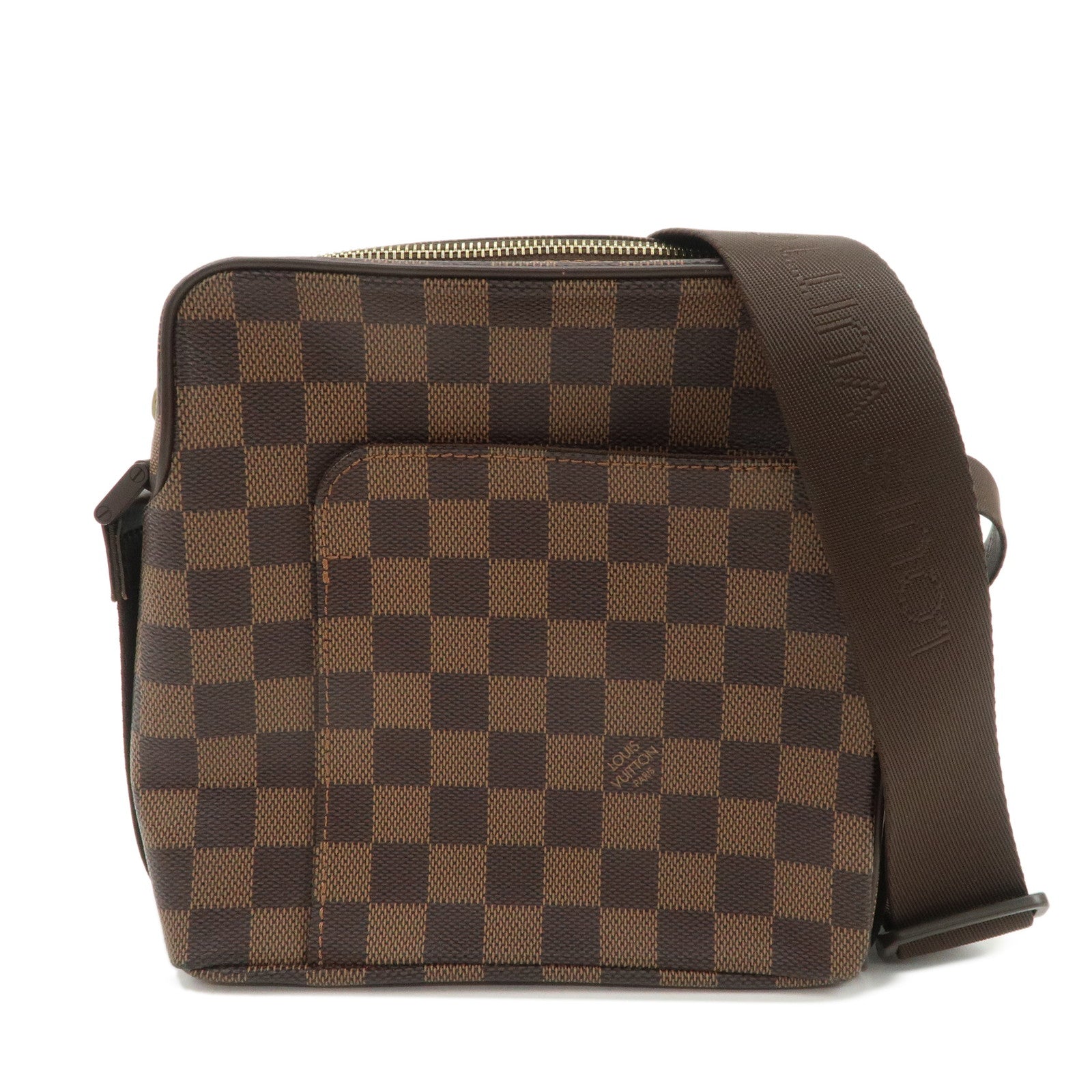 Louis Vuitton Damier Olaf PM Cross Body Shoulder Bag Brown N41442