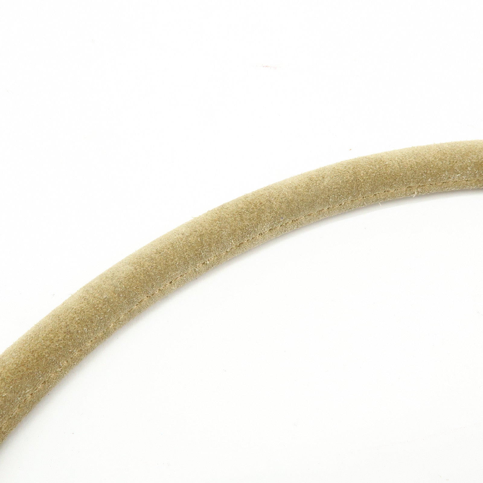 BOTTEGA VENETA Suede Butterfly Shoulder Bag Hand Bag Beige